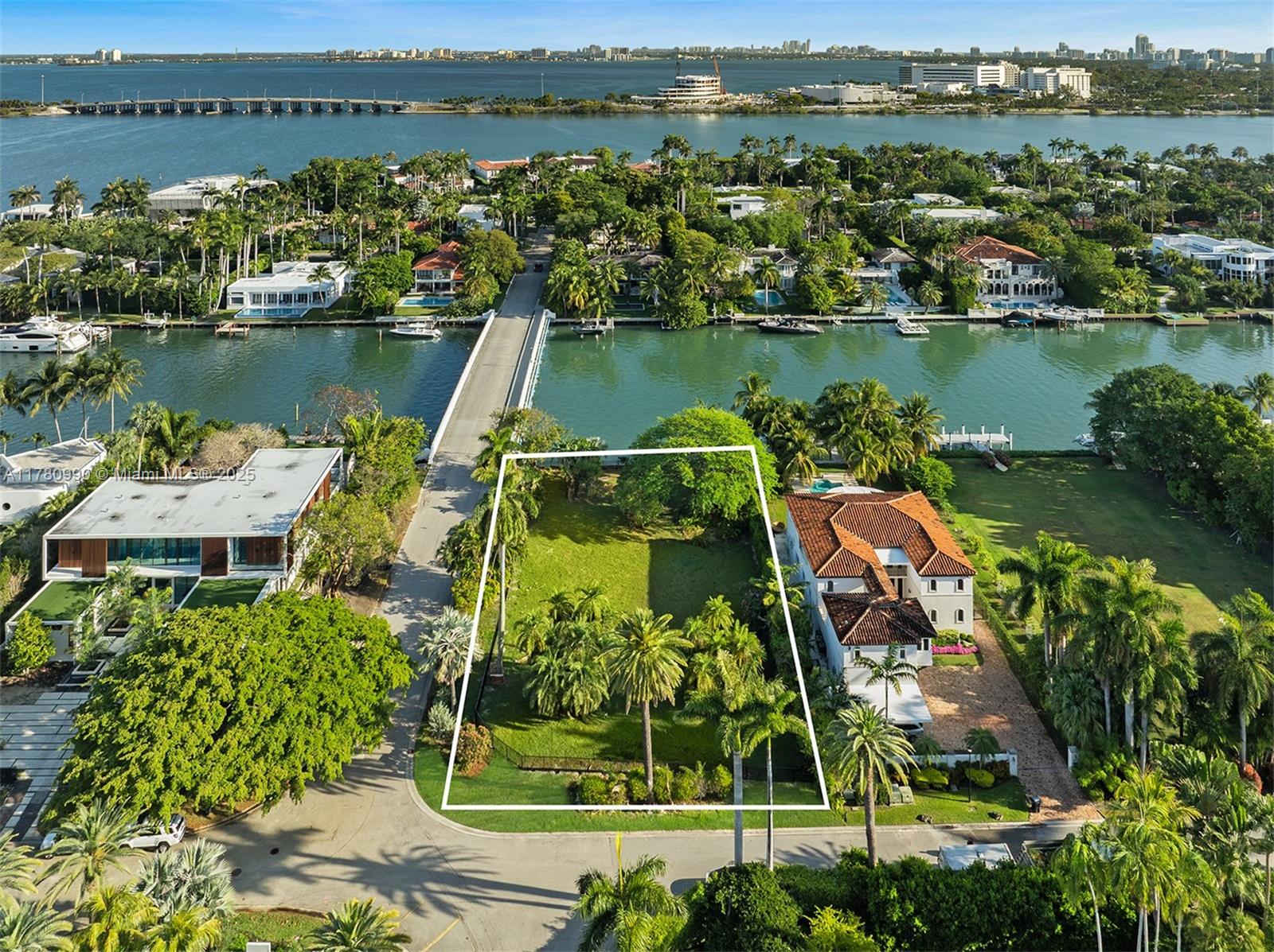 Build your dream home on a premier waterfront corner lot directly across from the expansive park on the exclusive Sunset Island II. Spanning 20,000 square feet, this rare gem offers 100’ of pristine water frontage in one of Miami Beach’s most coveted gated island neighborhoods . Enjoy tranquil water views throughout your private oasis. This is your opportunity to own a piece of paradise in a prime location. Close proximity to all that Sunset Harbour has to offer!