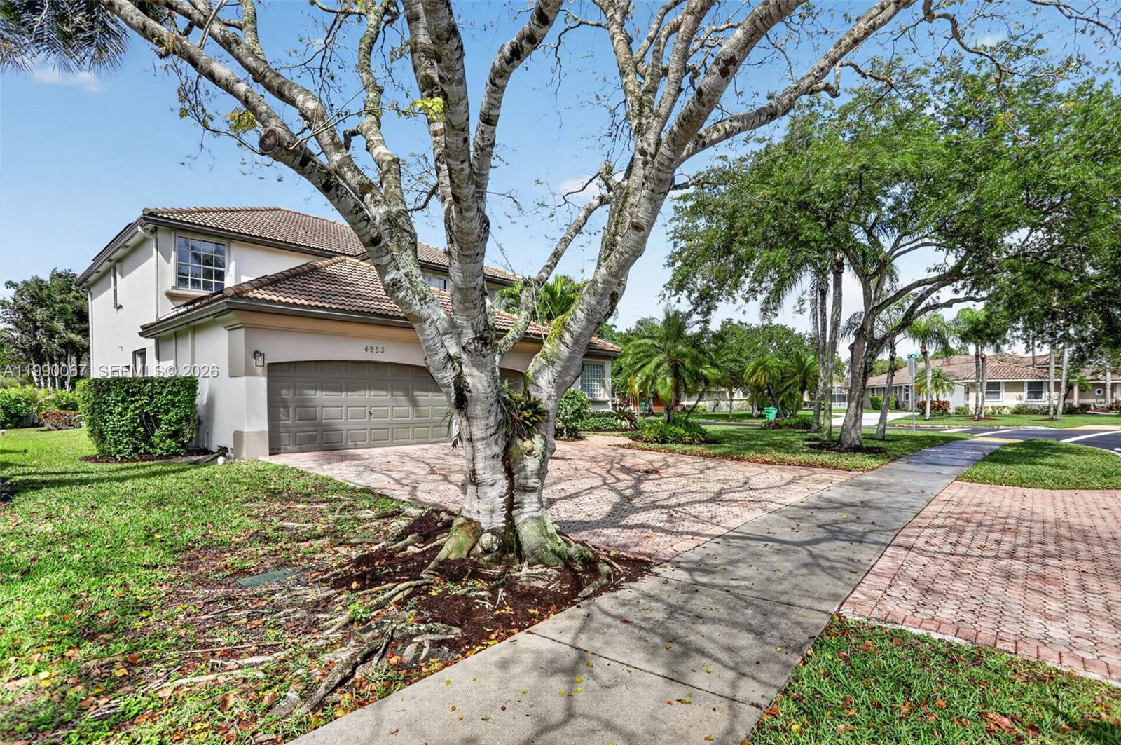 Welcome to 4953 Kensington Cir in the Kensington Community in Coral Springs and your Gorgeous newly renovated home w/ pool on a .25 acre corner lot. Owners spend over $500k to upgrade this house with NEW White Porcelain Floors, New high End Open Quartz Kitchen w/ Huge Island, new appliances, and double wall oven. Family room, great for entertaining, Stunning Renovated Owner’s suite and Primary Bedroom in first floor. Most Impact windows and doors. Sleek Glass Railing on the Stairs, majestic tall ceilings as soon as you enter. Living Room, Formal Dining Room, Laundry, and plenty of additional bedrooms upstairs for your large family. Zoned for top rated schools like Marjory Stoneman Douglas High, very close to Parkridge Private School. Low HOA only $68 per month & lower taxes than Parkland. Enjoy almost no power bill with Solar Panels, Generator w/ propane tank. Close to Sawgrass, Lots of Shopping, Restaurants. HOA has no rental restrictions or Hoa approval needed.  Solar Panels means you have electric bill only $30 to $50 per month vs $500 to $600 typical bill on a house like this.