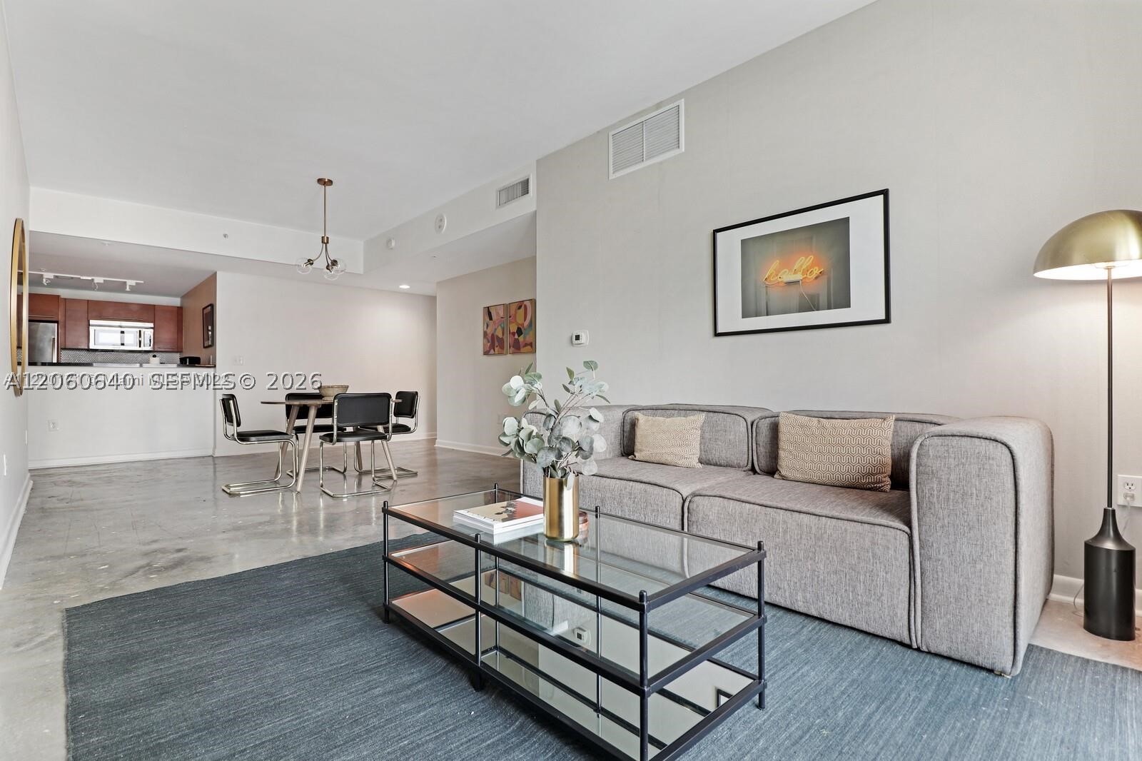 The best value 1-bedroom floor plan in Downtown Miami and one of the most versatile units in the building. This fully furnished, turnkey condo features an oversized master suite, a large den perfect as a home office or guest room, and a full second bathroom, giving you the flexibility of a two-room lifestyle at a one-bedroom price. Vizcayne delivers resort-caliber amenities: a high-end gym with classes, free weights, modern machines, and ample cardio equipment, sauna and plunge pool, clubroom, media room, dedicated co-working space, and four pools. Positioned directly across from Bayfront Park, you're steps from everything Miami has to offer. The building permits 30+ day rentals, making this an ideal buy for investors seeking income potential or digital nomads who want the freedom to rent when they're away. Whether you're a young professional, a remote worker who needs a dedicated office, a couple looking for a stylish urban home base, or an investor adding a turnkey asset to your portfolio, this unit checks every box.