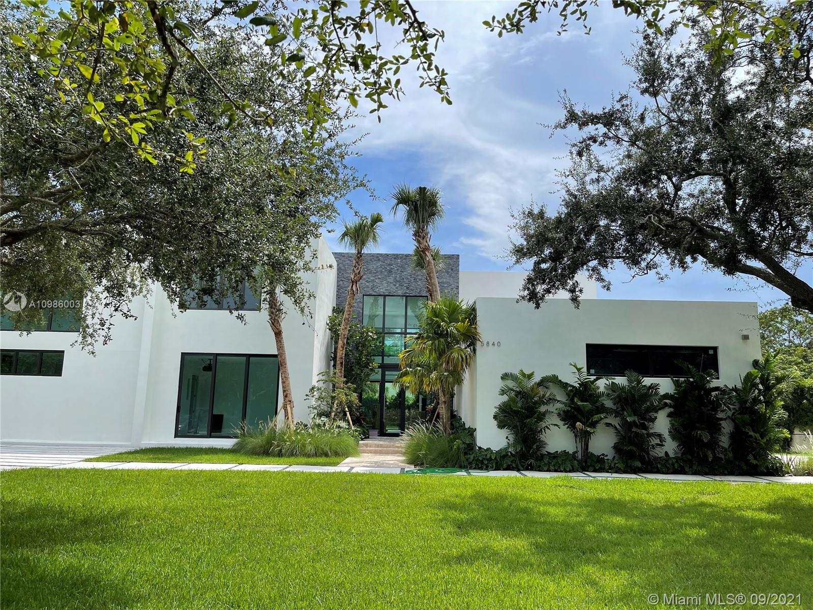 ~ SPECTACULAR CONTEMPORARY MODERN NEW CONSTRUCTION HOME ON QUIET STREET IN PREMIER PINECREST LOCATION ~ 6 BEDROOM / 6.5 BATHROOM WITH BONUS MEDIA ROOM & OFFICE ~ STUNNING ENTRY W/ ULTRA HIGH CEILINGS PROMOTES AN ABUNDANCE OF NATURAL LIGHT WHILE OVERLOOKING POOL & BACKYARD ~ OPEN KITCHEN W/ QUARTZ COUNTERTOPS, SUBZERO & VIKING APPLIANCES INCLUDING GAS COOKTOP OVEN ~ ITALIAN PORCELAIN FLOORS DOWNSTAIRS & WOOD FLOORS UPSTAIRS ~ GORGEOUS UPSTAIRS MASTER SUITE & BATH W/ HIS & HERS WALK-IN CLOSETS ~ UPSTAIRS INCLUDES 3 ADDITIONAL EN SUITE BEDROOMS &  TV AREA ~ CGI IMPACT GLASS WINDOWS & DOORS  ~ AMAZING OVERSIZED POOL ~ 2 COVERED TERRACES PERFECT FOR OUTDOOR ENTERTAINING ~ TOP NOTCH PUBLIC & PRIVATE SCHOOLS IN CLOSE PROXIMITY ~ EXPECTED COMPLETION JUNE 2021 ~
