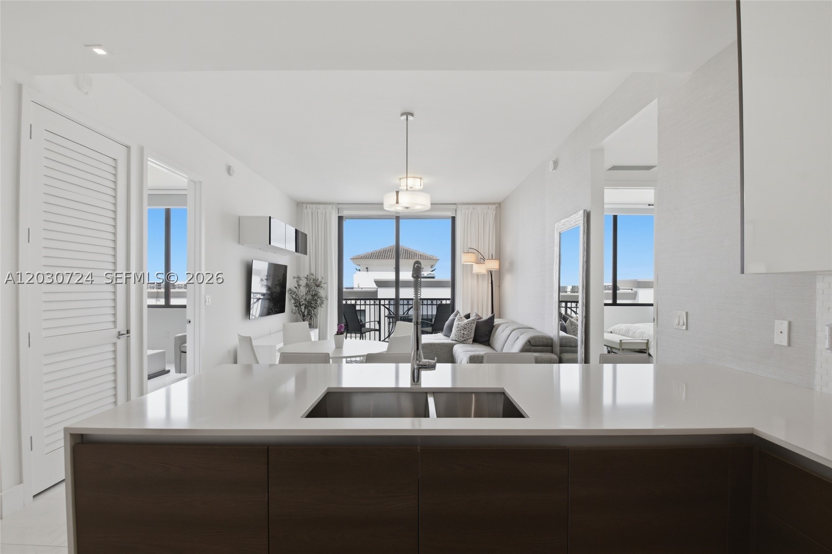 AVAILABLE AUGUST 1ST! Flexible lease terms with a 6-month minimum. Open to Snowbirds. Experience luxury living in the heart of prestigious Coral Gables at Merrick Manor, just steps from the renowned Shoppes at Merrick Park and only 6 minutes from the University of Miami. This beautifully furnished 3-bedroom, 2-bath residence offers 1,107 SF of stylish living space and includes 2 assigned parking spaces. Move right in and enjoy a turnkey home thoughtfully designed for comfort, convenience, and modern living. Residents enjoy exceptional resort-style amenities, including a saline-heated pool, summer kitchen and BBQ area, state-of-the-art fitness center, media room, business center, 24-hour concierge service, security, and pet-friendly accommodations.
Ideally located near premier shopping, fine dining, entertainment, and everything Coral Gables has to offer, this residence delivers the perfect blend of luxury, location, and lifestyle in one of the area's most sought-after communities