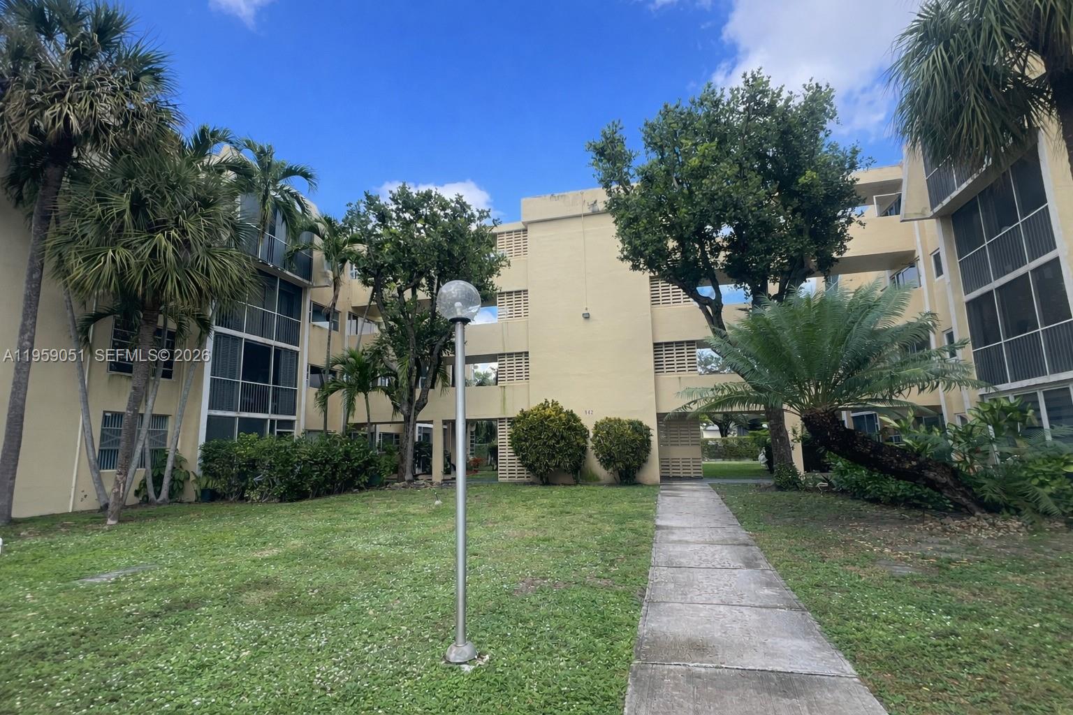 Charming 1-bedroom, 1-bath residence in Miami, FL, offering a comfortable layout and plenty of natural light and screened Balcony overlooking the garden. Conveniently located near major highways, shopping, and dining, perfect for end users or investors. The seller does not accept blind offers or escalation clauses.