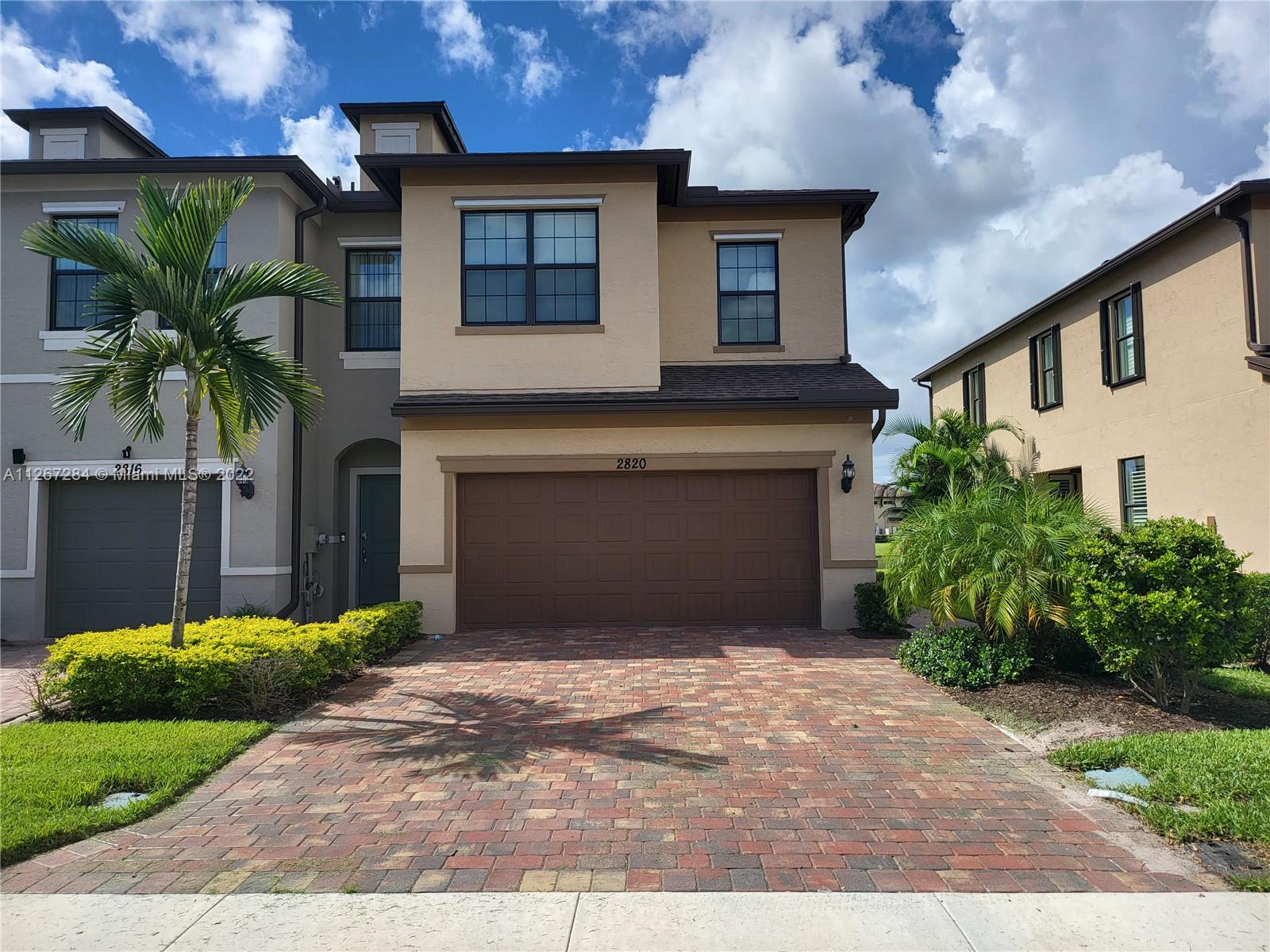 Fabulous 3 bedroom 2.5 bathroom townhouse with 2 car garage in the most secluded gated community, which offers community pool outdoor gym! Enjoy preparing meals in the oversize kitchen with an amazing bar/wine cellar. A luxurious primary suite complete an en-suite bathroom with dual sinks and built-in wardrobes. Easy access to I95, turnpike, outlet mall, shopping and restaurants