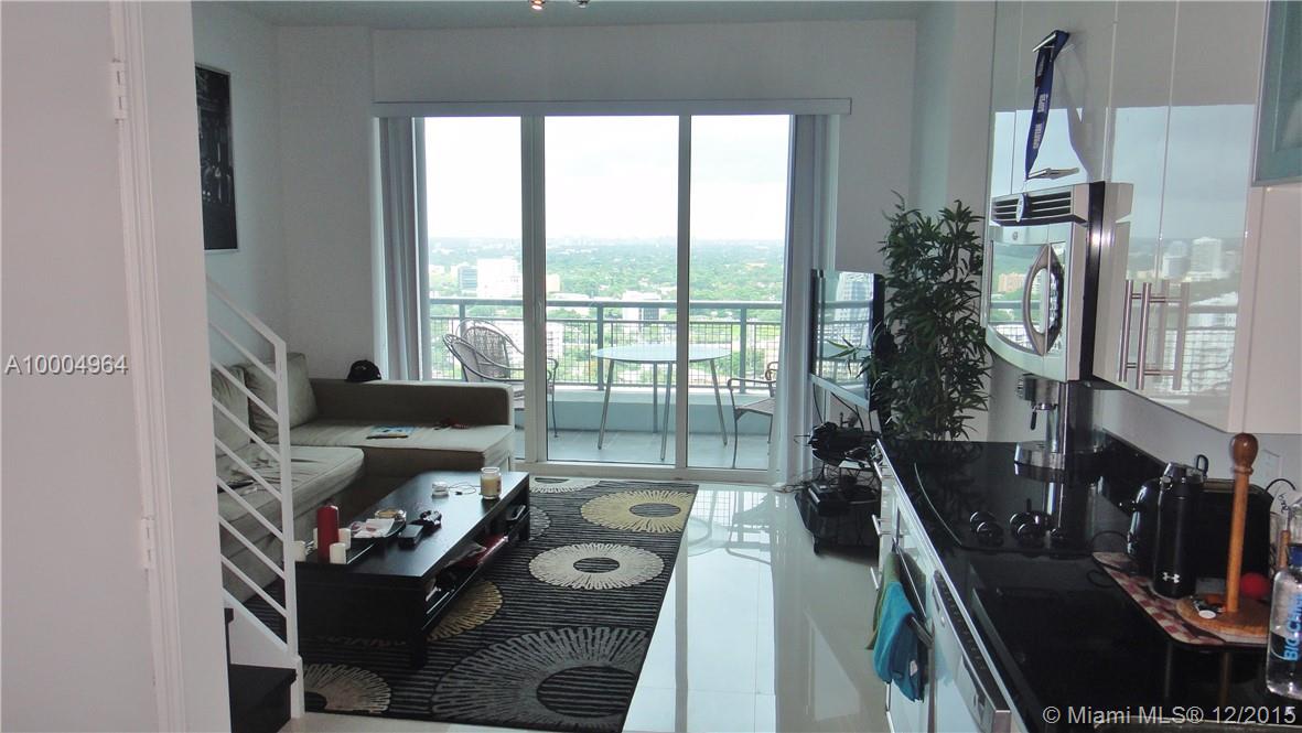 BEAUTIFUL 1 BED ROOM UNIT LOFT STYLE IN SPECIAL BUILDING IN BRICKELL AREA. UNIT HAS GREAT OPEN VIEWS OF MIAMI SKYLINE. THIS IS A MODERN 2 STORY LOFT WITH BEDROOM ENCLOSED UPSTAIRS & 2 SEPARATE BALCONIES TO ENJOY MIAMI'S WEATHER. VERY HELPFUL HALF BATHROOM, STAINLESS STEEL APPLIANCES, GRANITE TOPS, GREAT AMENITIES AND MUCH MORE. TENANT PAYS $1000 CONDO SECURITY DEPOSIT AND MOVE IN FEES