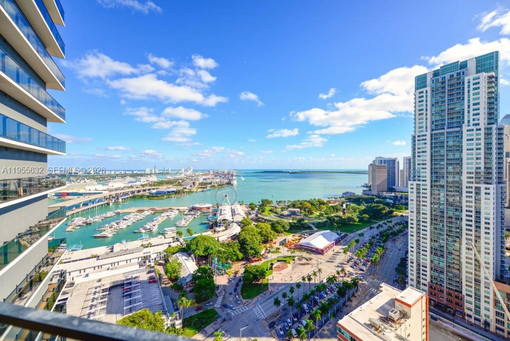 DOWNTOWN MIAMI Exceptional opportunity to own a 1 BEDROOM + 2 FULL BATHROOMS, direct OCEAN VIEW residence, the only line in the building offering this layout. DAILY RENTALS LIKE AIRBNB ARE PERMITTED, making this residence ideal for short-term rental investors, Floor-to-ceiling glass opens to a spacious balcony accessible from both the living room and the bedroom, maximizing light, views, and indoor-outdoor living.  as well as second-home buyers seeking flexibility and income potential. Offered fully furnished and fully equipped, ready for immediate use or rental. Located in a full-service, hotel-managed luxury building, owners and guests enjoy resort-style amenities including 24/7 concierge, valet, professional management, rooftop pool with panoramic views, fitness center, spa-inspired amenities, and on-site dining and lounge areas. Prime Downtown location steps from Bayside, Bayfront Park, Miami Worldcenter, Brickell, and major cultural and entertainment venues. Easy access to Miami Beach, the airport, and highways. Turn-key luxury, ocean views, and short-term rental flexibility—an exceptional investment and lifestyle property in the heart of Miami.