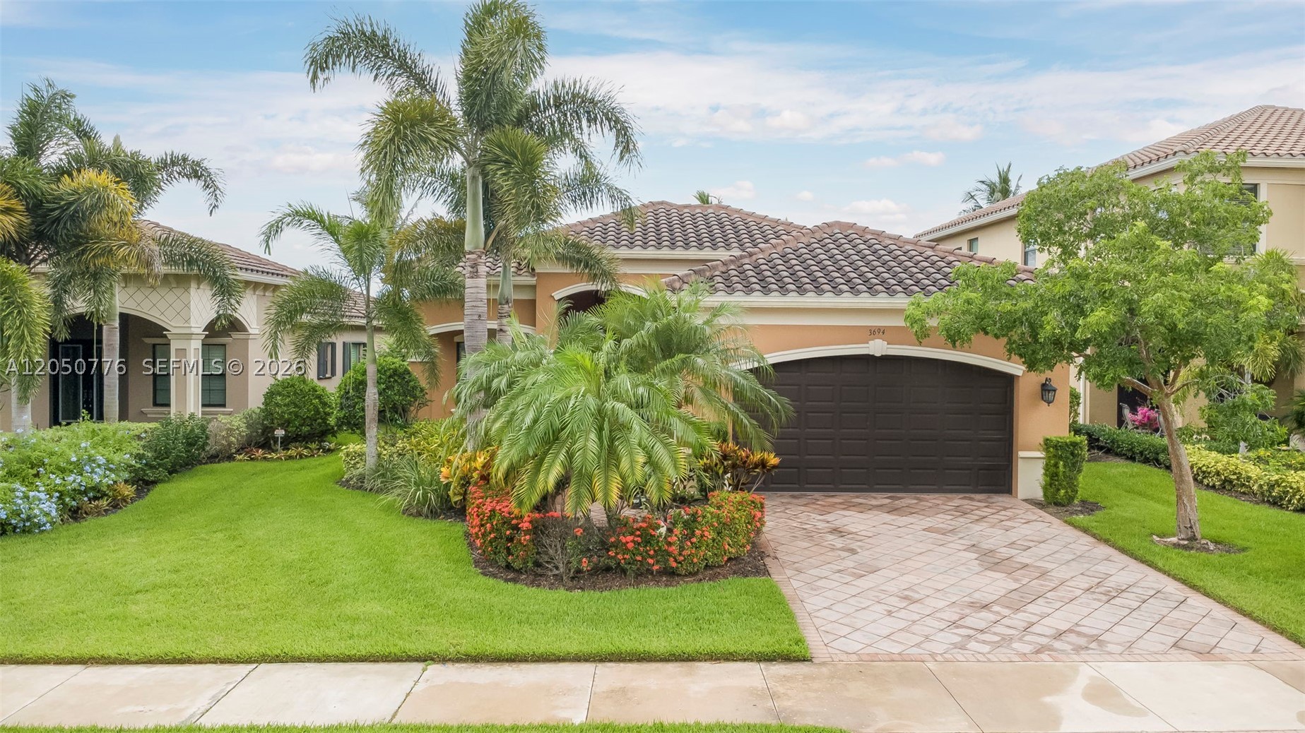 Beautifully appointed waterfront home in the vibrant Riverstone resort-style community located in sunny Naples, Florida, developed by the highly acclaimed GL Homes.  Open floor plan with plenty of natural lighting, 2 car garage with separate laundry area, hurricane shutters throughout with some impact windows. screened patio with paved liana, custom crown molding and custom blinds. Newer A/C unit and refrigerator.  Community features 24 hour manned gated community with resort-style pool, lap pool, children’s wading pool, and whirlpool spa, state-of-the-art fitness center and yoga studio, five lighted Har-Tru tennis courts, indoor and outdoor basketball and pickleball courts, activities room, game room, and covered party pavilion, A reservable social room with a full catering kitchen and complimentary community Wi-Fi.