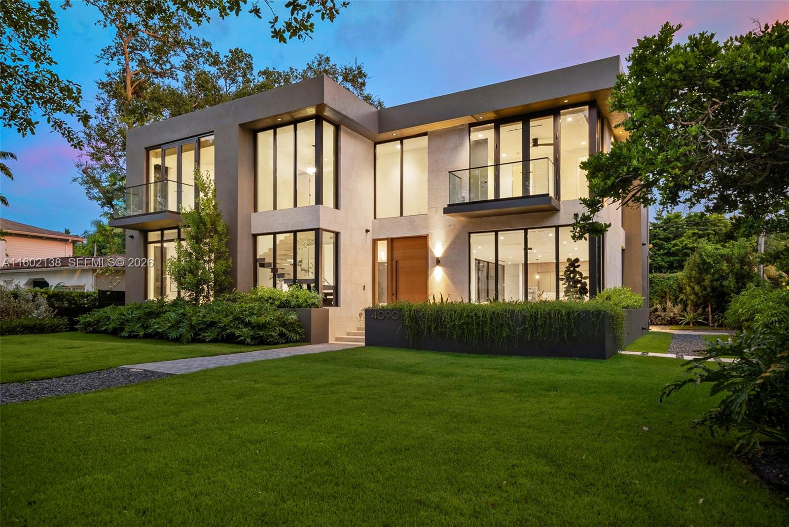 Designed by DNB Design Group and built by Avenue 04, this modern masterpiece is due for delivery in July 2025.  Spanning a gracious 4,737 square feet on a 7,000  square foot lot just 1 house away from Merrie Christmas park, the 5 bedroom, 5.2 bathroom home is ideally located in Miami’s favorite neighborhood, Coconut Grove!  The flexible floorplan lends itself to indoor/outdoor living and features family, living, and dining rooms, as well as a true chef’s kitchen.  The 2nd floor primary suite includes 2 walk-in closets, spa-like bathroom, and private terrace with stairs leading down to the pool and patio.  There are 4 additional en-suite bedrooms, pool bath, laundry room, 2 car garage, huge impact glass windows and doors, large-format porcelain tile and wood floors, and much more!