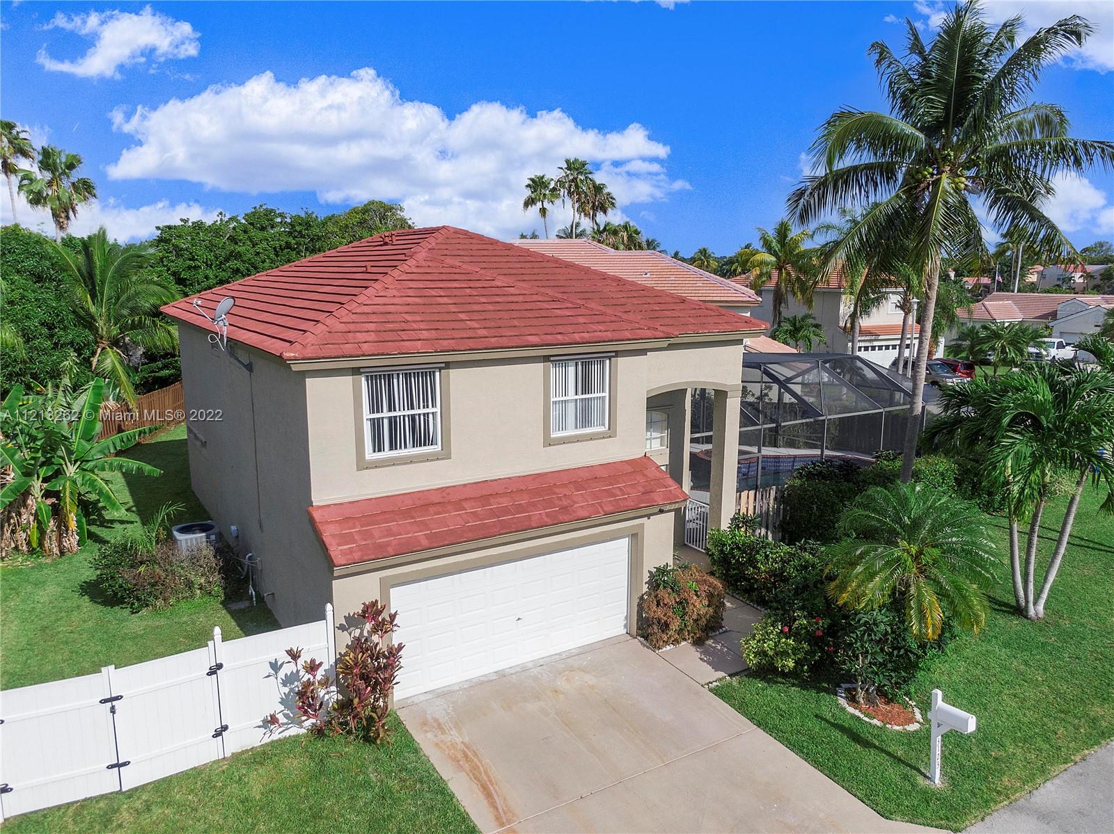 Stunning home located in Mallory Harbor Coral Bay. Best location on market and ready to impress. This home offers the perfect balance of layout, lot size and upgrades. Large 4 bedroom 2.5 bathroom +Loft/office. Plenty of room for the entire family. Seller has tastefully upgraded the home with modern bathrooms, granite counters, stainless steel appliances and custom cabinets. Large Screened pool and spa is perfect place for those lazy days or personal retreat.  A very special private fenced yard has lots of room for dogs and children. Perfect entertaining home for the family. You can fit a small boat behind the double swinging doors leading to the backyard. Very Low HOA fees & lots of community activities including basketball tennis, water access and more! A must see home and priced to sell