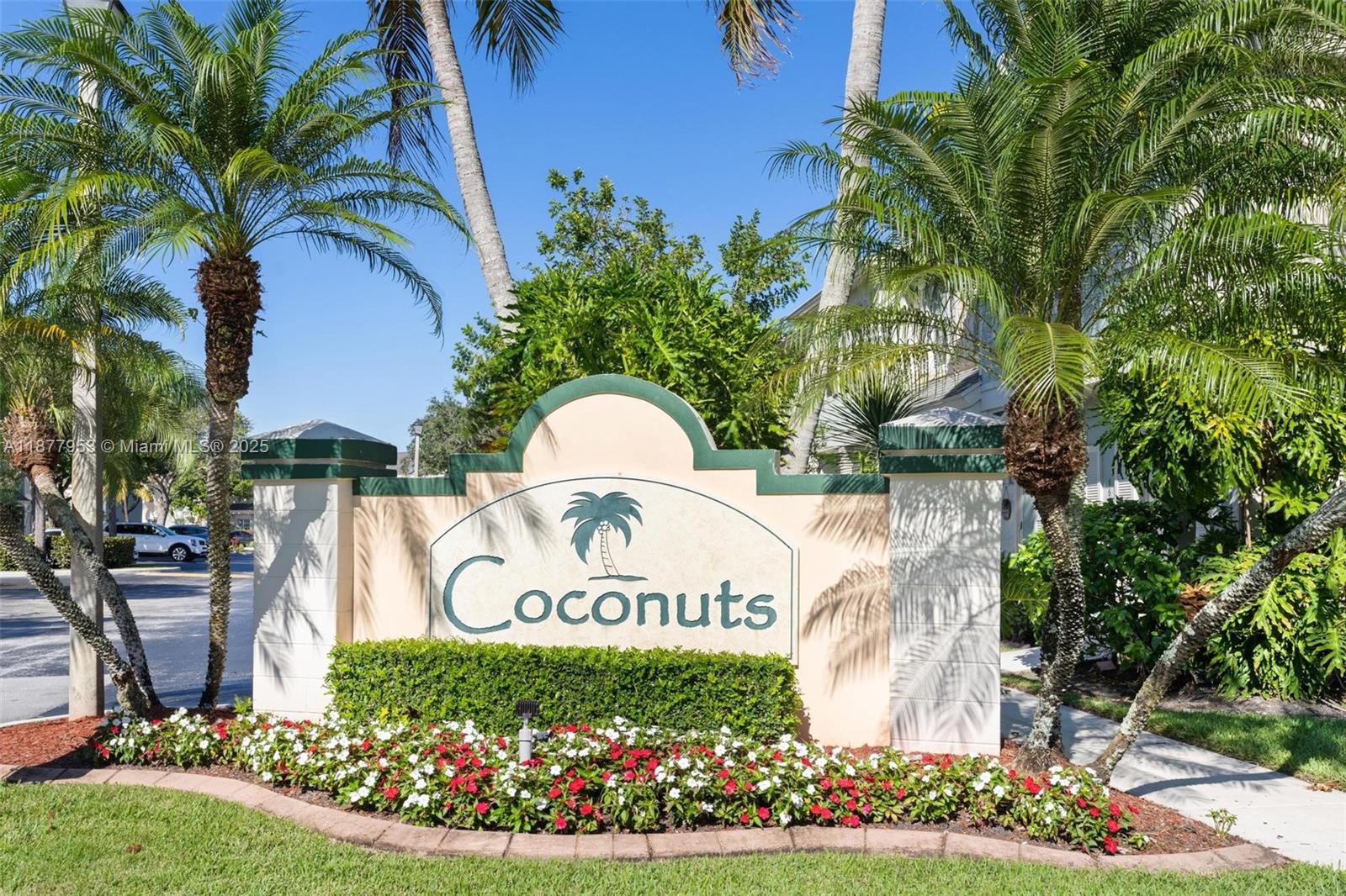 Your future home awaits! This pristine 2-bedroom, 2.5-bath Coconuts townhome features BRAND NEW IMPACT WINDOWS & DOORS, a remodeled kitchen with granite countertops, wood cabinetry, & stainless steel appliances. Enjoy new flooring on the stairs and second floor. Both upstairs bedrooms have ensuite baths with new vanities, while a convenient half-bath is located downstairs. Wooden deck and porch with new screening, overlooking a private backyard shaded by a beautiful tree. A storage closet is located in the covered patio area. Assigned parking is conveniently right in front of the unit. Access to the Bonaventure Town Center Club, with amenities including pools, GYM, bowling, tennis, basketball, a theater, and more. Perfectly located in Weston. No HOA approval.