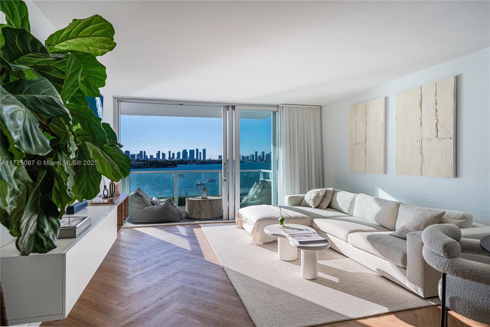 Indulge in this newly renovated, fully furnished one-bedroom apartment spanning over 850 square feet of living space. Experience the new south of fifth in West Avenue, luxury at its finest in this fully renovated Mirador 1000 residence. Revel in stunning water views and breathtaking sunsets. With stylish furnishings and modern amenities, including a state-of-the-art kitchen and deluxe finishes, every detail exudes elegance. Enjoy resort-style living with a pool deck, gym, and hot tub. Situated in the sought-after West Avenue neighborhood, you're steps away from Whole Foods, Walgreens, Sunset Harbor and eclectic dining options. Don't miss out on this lease opportunity for coastal living at its best.