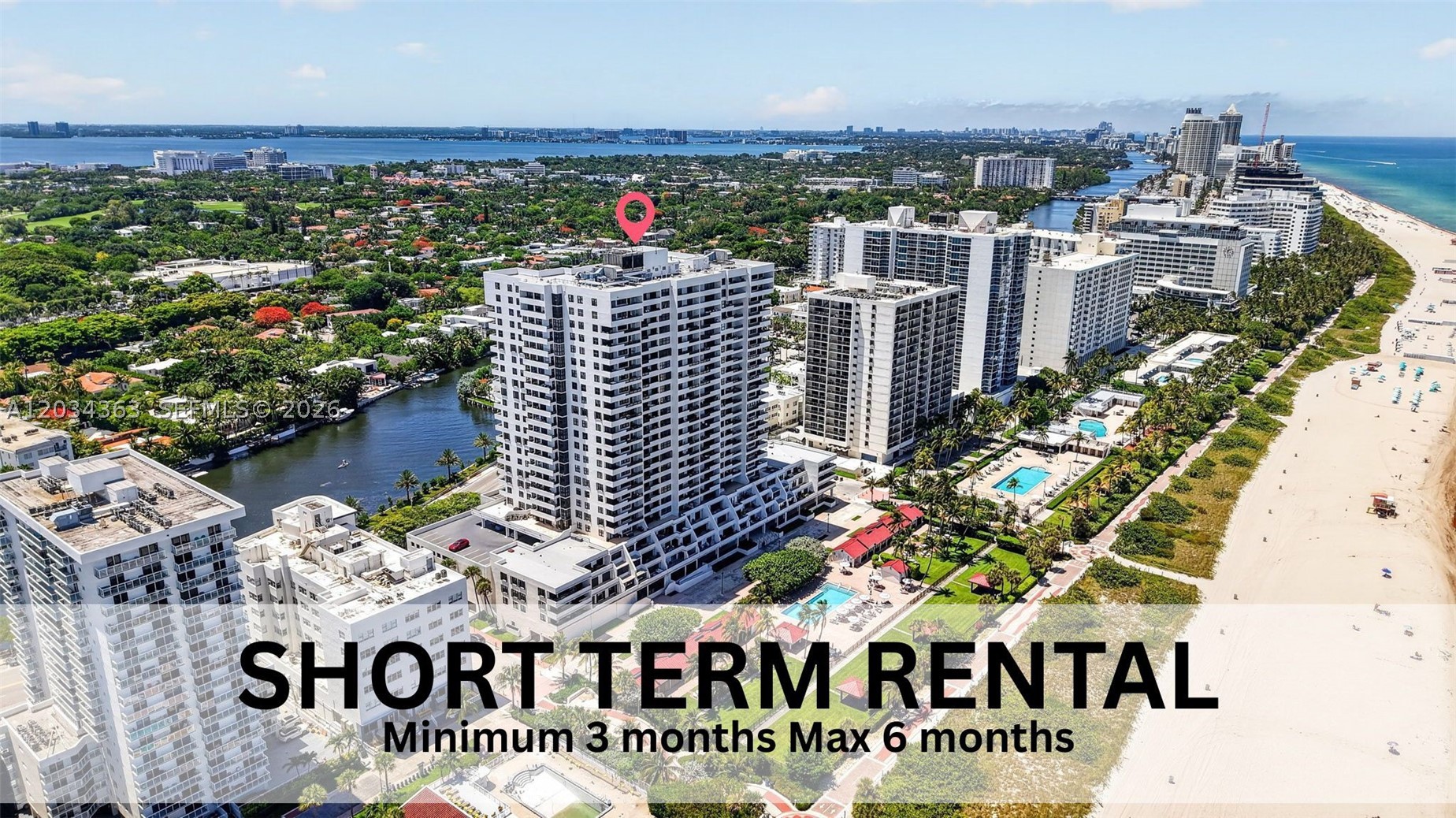 SHORT TERM RENTAL – Minimum 3 Months, Maximum 6 Months.

Beautifully renovated corner unit at Club Atlantis in Miami Beach. This spacious 2-bedroom, 2-bathroom residence has been completely remodeled and features an open-concept kitchen, modern finishes, and abundant natural light throughout.

Enjoy stunning views of the canal, the Miami skyline, and the southwest side of the city from the private balcony. As a corner unit, the apartment also offers additional views of the beach and the Atlantic Ocean.

Ideally located with direct beach access and within walking distance to Lincoln Road, restaurants, cafés, and entertainment. Residents enjoy resort-style amenities including a swimming pool, sauna, fitness center, 24-hour concierge, valet parking, and security.

Experience the best of Miami Beach living in this move-in-ready residence.