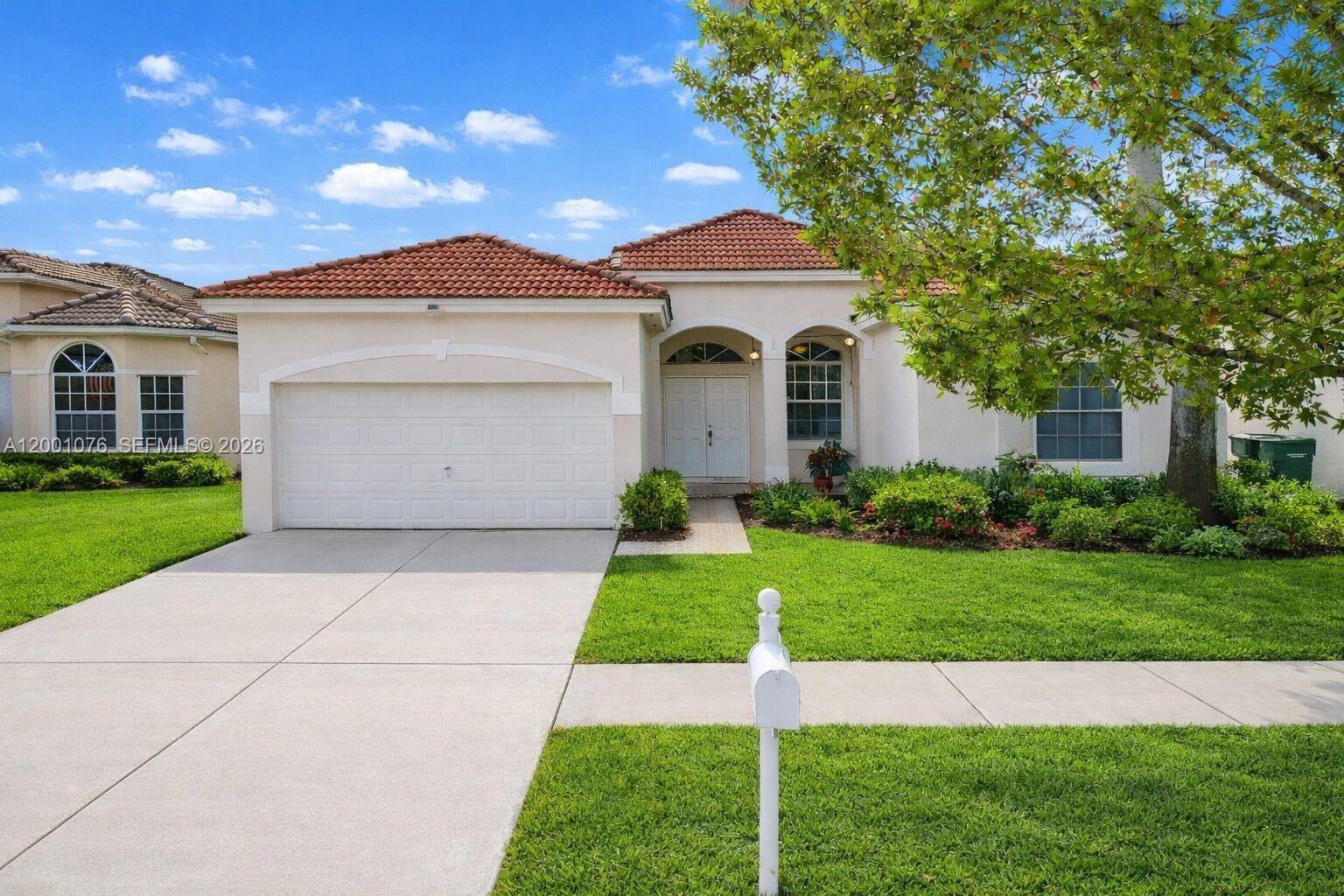 Spacious one-story 4 beds, 3 baths, 2 car garage, single-family lake view home in the highly sought after East Lake Village community. This home features a split floor plan with abundant natural light and a large living area, perfect for comfortable living and entertaining. The master suite includes a generous en-suite bath and walk-in closets.  Enjoy the privacy of a fenced yard with enclosed lanai-great for outdoor gatherings. Great amenities -HOA fee includes common areas, security guards, in home alarm system, cable and internet.
Have peace of mind with a NEW AC and Water Heater