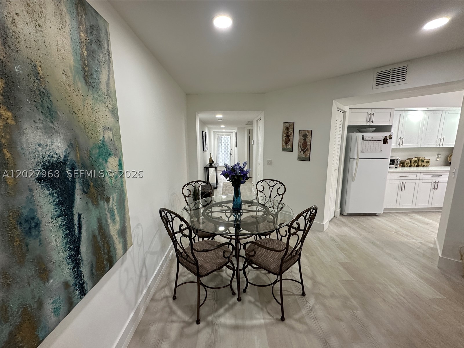 Looking for easy 55+ living in Pembroke Pines? This Gorgeous condo is completely remodeled top to bottom and features an updated kitchen, bathrooms, and floors; an in-unit washer and dryer; 1,045 square feet, and recessed lighting throughout. Sit on your patio overlooking the golf course and watch the sun set. Community offers transportation to nearby shopping, pharmacy, hospital/medical building, Clubhouse, Movie Theater, Billiard Rooms, Clinic, Convenience Store, Shuffleboard, Tennis, Gym, Multiple Pools, a host of arts and craft classes, clubs, and so much more in this amazing 55+ community. Transportation to surrounding medical and retail locations. No Pets