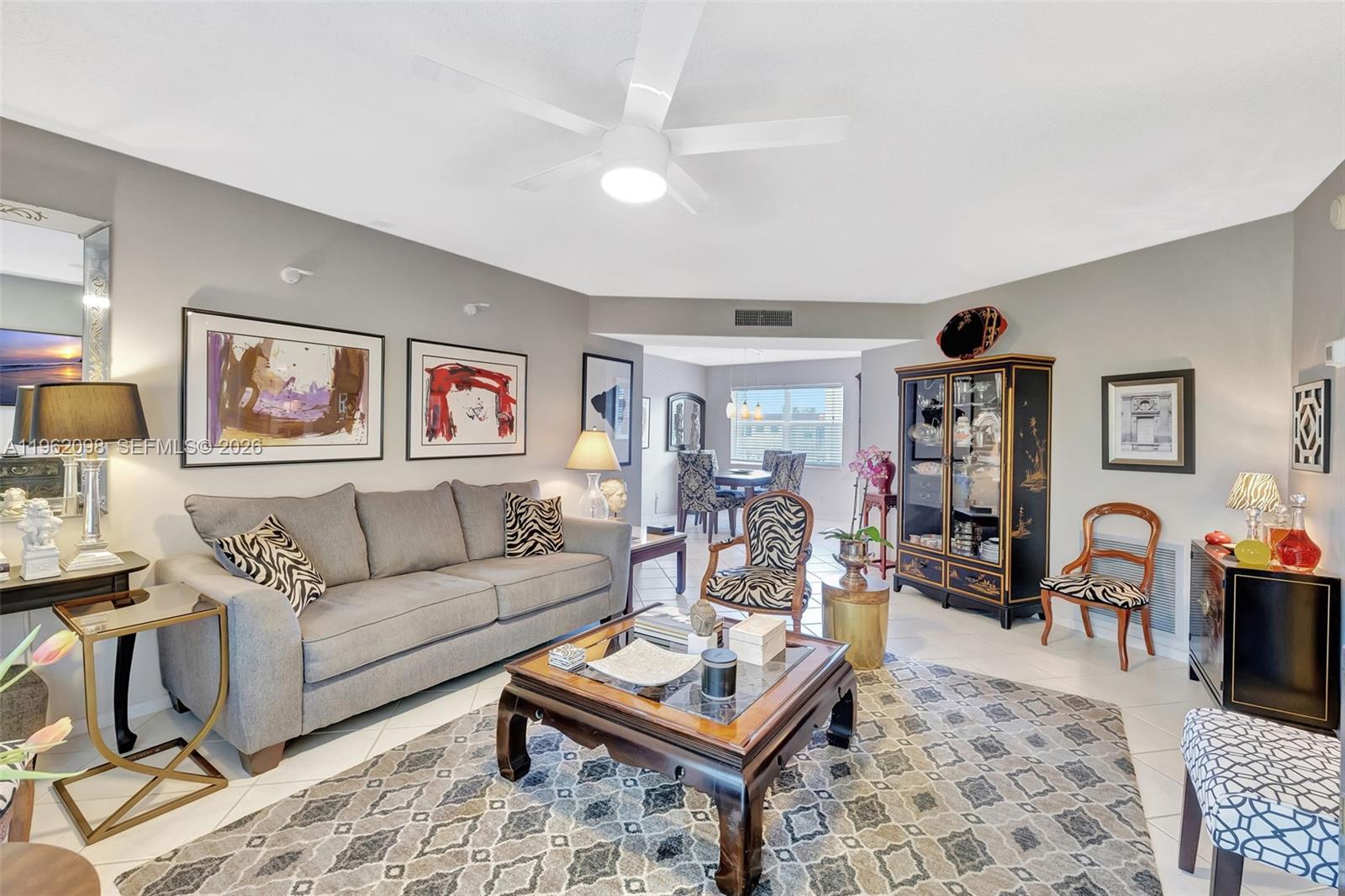 Welcome to this beautifully remodeled 2-bedroom, 2-bath condo in Lauderdale Lakes, fully furnished & turnkey Directly on the top floor with no one above you, this light-filled home perfectly blends comfort & style. The gorgeous white kitchen is ideal for both cooking & entertaining, while the spacious enclosed balcony offers a serene space to relax and enjoy the views. Updated baths, tile flooring throughout the living areas, & laminate in the bedrooms enhance the elegant ambiance. With a new electrical panel (2 years old) and AC (5 years old), this condo offers peace of mind. HOPA verified for a vibrant 55+ community, plus the building is just steps away from the pool and conveniently located near shopping, dining, and entertainment. Must see!