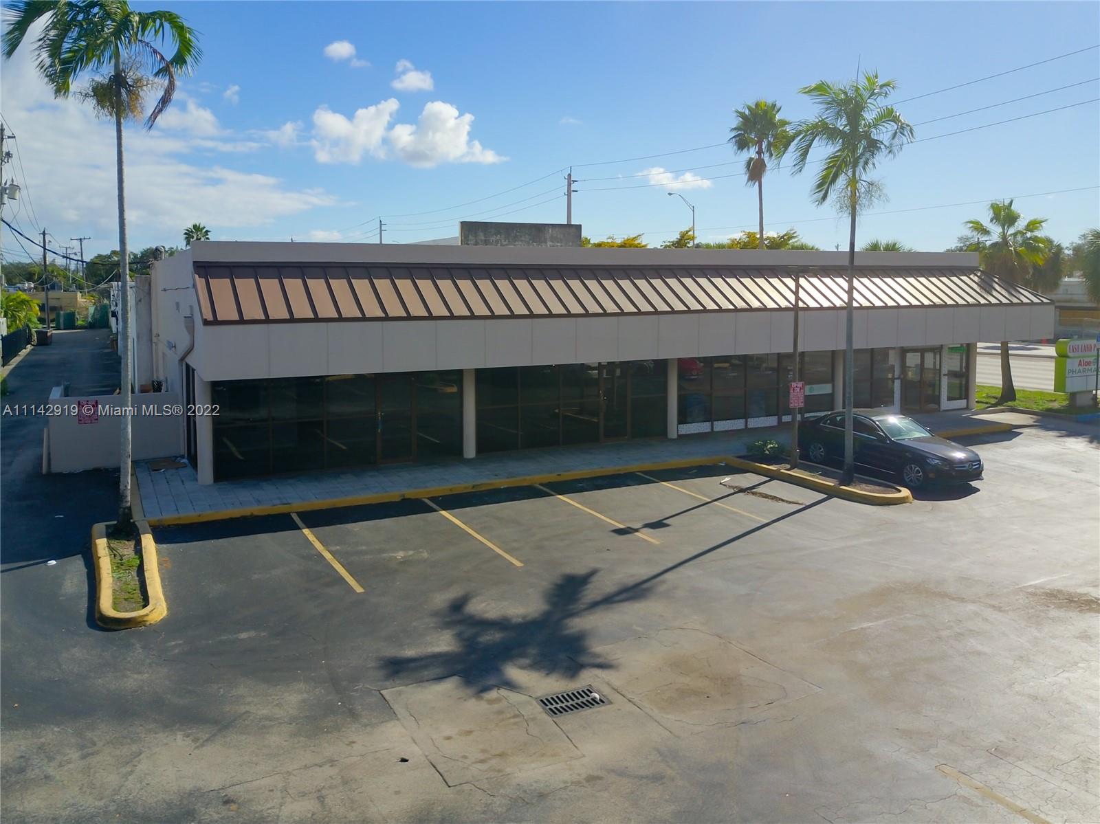 4,718 SqFt building with a brand NEW ROOF. Prime location at the mouth of the Golden Glades Interchange. Easy access to 441, I-95, 826, and the Florida Turnpike. Location gets over 70k TRAFFIC COUNT daily. PARKING lot with 22 spaces plus 1 handicap spot with ADA ramp. Currently there is a pharmacy leasing one half of the building. Approximately  2400 SqFt available for owner/user or they can lease it out. Potential 6.6% CAP if they lease it out.