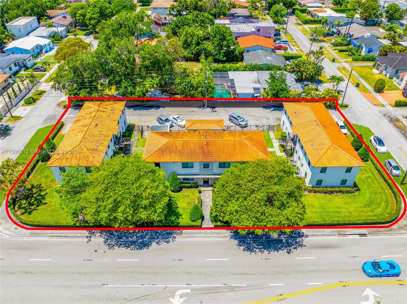 A premier multifamily property epitomizing the pinnacle of rental living in one of the most
 desirable communities of Dade County. This exceptional offering comprises 12 meticulously maintained two
bedroom, one-bath units, nestled within a building that spans a generous living area of 10,841 sq ft on a
 sprawling lot size of 25,466 sq ft. Built in 1947 and comprehensively renovated five years ago in 2019, the
 property showcases modern amenities including impact windows and central AC across all units, ensuring both
 comfort and safety for its tenants.