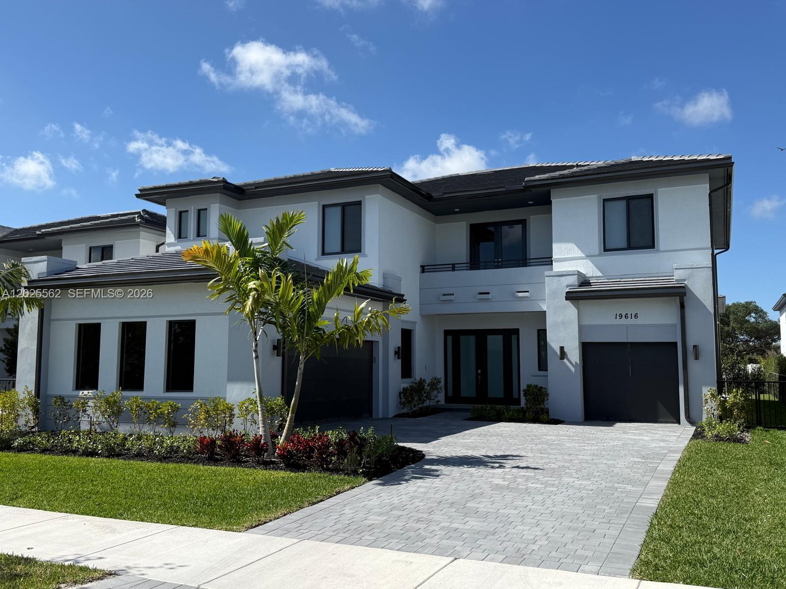 Experience refined living in this exceptional BRAND-NEW construction home offering 4,352 sq ft under air in the exclusive gated community of Greenview at Presidential. Nestled within one of Aventura’s most sought-after master-planned neighborhoods, residents enjoy resort-style amenities including a clubhouse, pool, fitness center, scenic walking trails, tot lot, private children’s park, basketball and soccer courts, outdoor entertainment spaces, and a long, pedestrian-friendly sidewalk ideal for exercise or kids riding bikes—all within a secure community with 24/7 security, just minutes from Aventura Mall, pristine beaches, and premier dining. This two-story home is the ONLY 6-bedroom, 5.5-bath residence available in the most desirable location in the community. The home showcases soaring ceilings, an open-concept floor plan, and sophisticated modern finishes throughout including motorized shades in all bedrooms and a gourmet kitchen with Wolf and Sub-Zero appliances. Bring a towel and bathing suit and enjoy a brand heated pool with built in SPA. A rare opportunity to own an upgraded premier residence in Aventura’s most desirable new community. Schedule your private tour today.