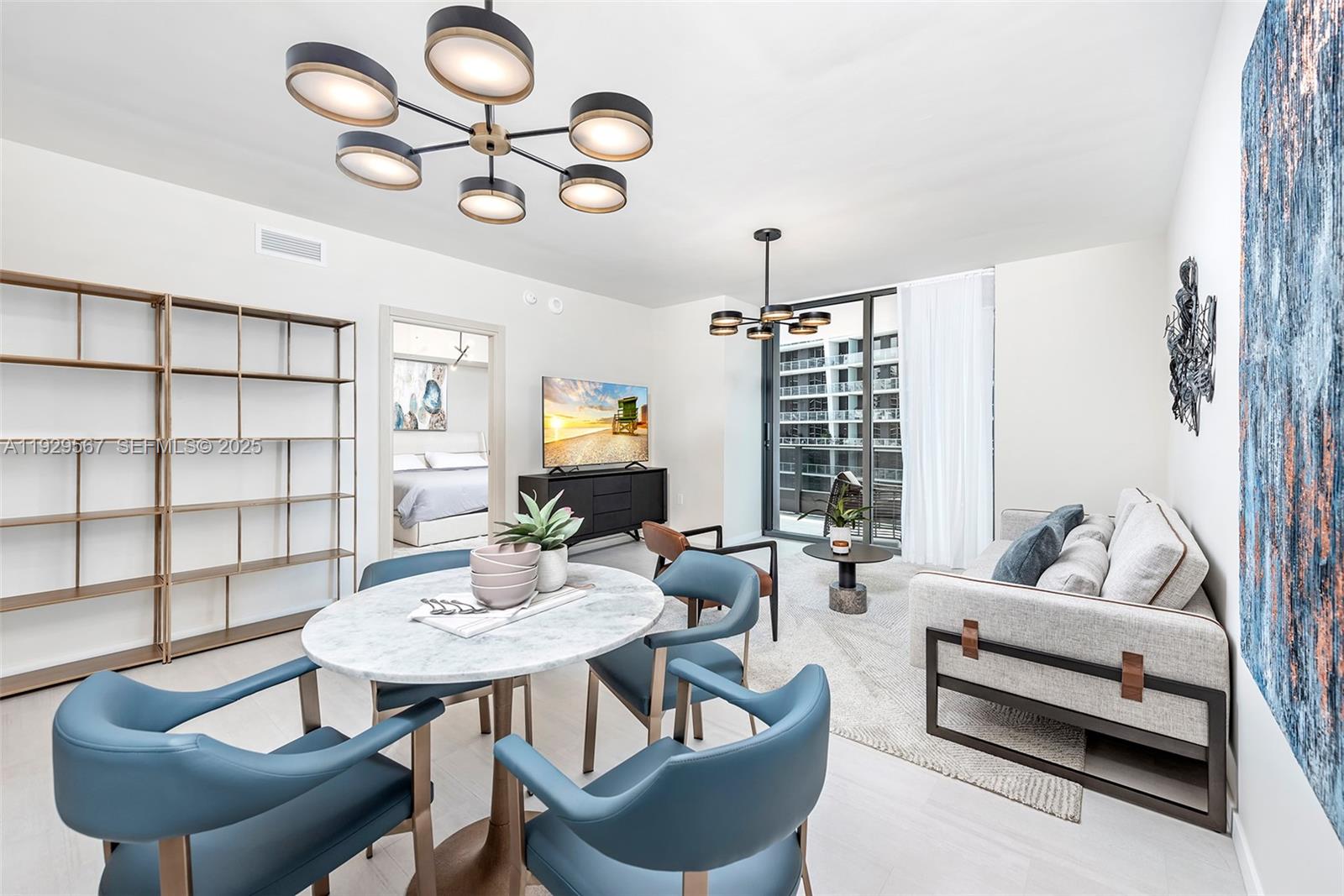 Beautifully upgraded and fully furnished residence at the iconic Brickell Flatiron. Thoughtfully reconfigured into two full bedrooms (den converted), this home offers both style and functionality in one of Miami’s most prestigious addresses.
Developed by Ugo Colombo, Brickell Flatiron is renowned for exceptional quality and a prime walkable Brickell location, steps from world-class dining, shopping, and entertainment.
Residents enjoy an unmatched amenity collection, including a spectacular rooftop pool with cabanas, a state-of-the-art fitness center overlooking Biscayne Bay, a luxury spa with juice bar and lagoon-style relaxation areas, plus a movie theater, lap pool, business center, billiards room, and more.
A rare turnkey offering in one of Brickell’s most sought-after luxury towers. Modern-chic furniture and decoration throughout the unit, King bed in master, personalized double closet & wall TV, living room with nice coach, formal dinning room, TV stand & set of stools. Den converted into a full bedroom with queen bed, closet and full bathroom. Extensive terrace with partial Biscayne Bay views & outdoors furniture too. READY TO MOVE IN.