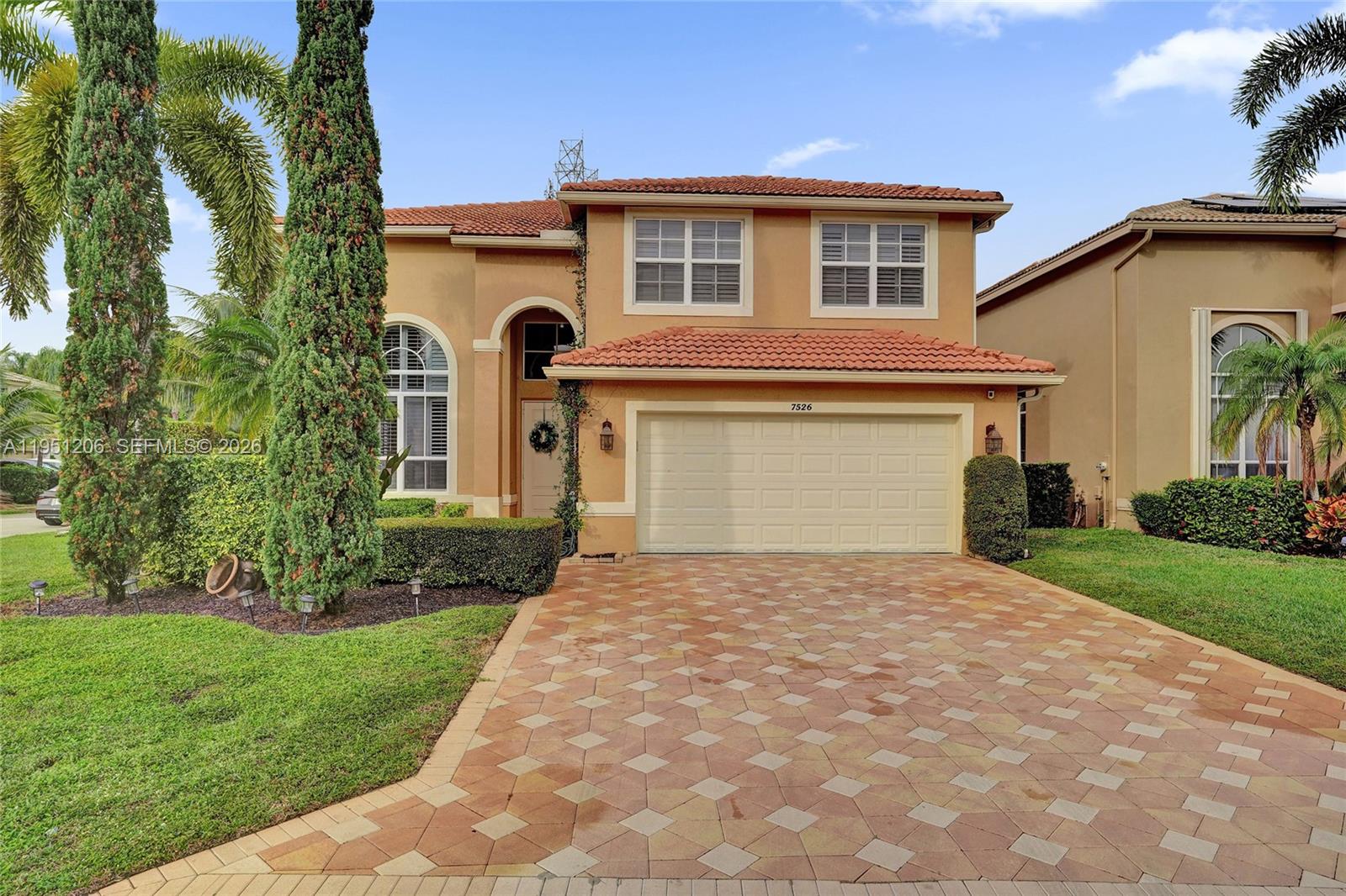 This spacious 4-bedroom, 2.5-bathroom home in Boynton Beach offers 2,532 sq ft of comfortable living in a desirable gated community with a pool. The open floor plan is perfect for both everyday living and entertaining, with the kitchen flowing seamlessly into the living and dining areas. The primary suite features a private ensuite bath, and the additional bedrooms provide ample space for versatility. Home has soaring ceilings, and multiple living spaces with an office/ den on the main floor. This home includes impact protection for peace of mind and energy-efficient solar panels, along with a 2-car garage. Enjoy the Florida lifestyle in this secure and well-maintained community!

Please schedule showing through ShowingTime. Please allow 24 hours in advance