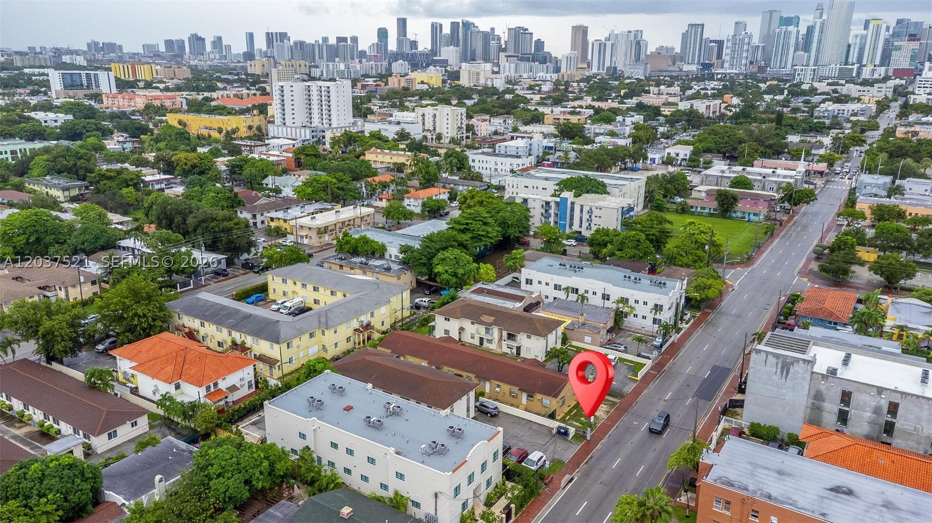 LOCATION, LOCATION, LOCATION! Exceptional investment opportunity featuring flexible T5-O zoning, allowing for immediate income and future vertical redevelopment. Fully recertified fourplex comprised of four 2BD/1BA units, all currently on month-to-month leases. Property upgrades include new underground plumbing, separate electric and water meters, 4 assigned parking spaces plus 1 ADA space, and a roof approximately 8 years old.  Zoning allows for development up to 5 stories with potential for mixed-use (residential, retail, or short-term rentals). Ideally located just steps from Calle Ocho and José Martí Park, and minutes to Brickell, Downtown Miami, I-95, and SR-836. Positioned along Miami’s rapidly growing east-west corridor with future transit expansion expected to further drive demand.  Perfect for investors seeking cash flow with long-term upside or owner-occupants looking to capitalize on redevelopment potential in one of Miami’s most vibrant and high-demand neighborhoods.