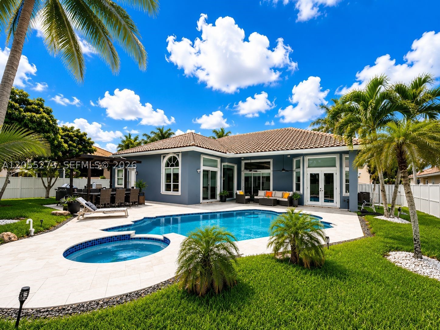 Welcome to this beautifully maintained 4-bedroom, 3-bath home offering 4,095 total square feet on an oversized 0.26-acre lot in the desirable gated community of Pembroke Falls. Designed for comfortable living and entertaining, this spacious residence features a 3-car garage, an open floor plan, and a spectacular backyard oasis with a saltwater pool, expansive patio, and a brand-new 2026 outdoor gourmet kitchen, perfect for enjoying South Florida living year-round.

This home has been thoughtfully updated with a new roof (2020), new A/C (2024), brand-new patio (2026), and a resurfaced pool (2026).

Pembroke Falls offers outstanding resort-style amenities, including a heated pool and spa, fitness center, tennis, pickleball and basketball courts, clubhouse, and more. The low HOA includes internet, cable, and ADT security monitoring, providing exceptional value and convenience.

Ideally located near top-rated schools, shopping, dining, parks, and major highways, this move-in-ready home is a rare opportunity to own one of the finest properties in one of Pembroke Pines’ most sought-after gated communities.