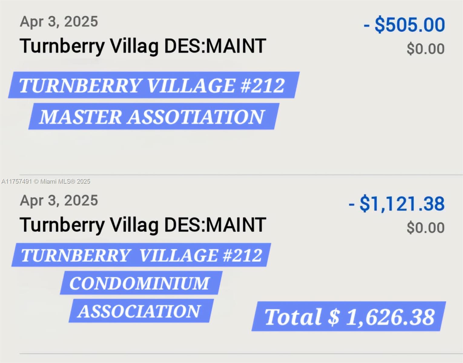 TURNBERRY VLG NO TOWER CO - Residential