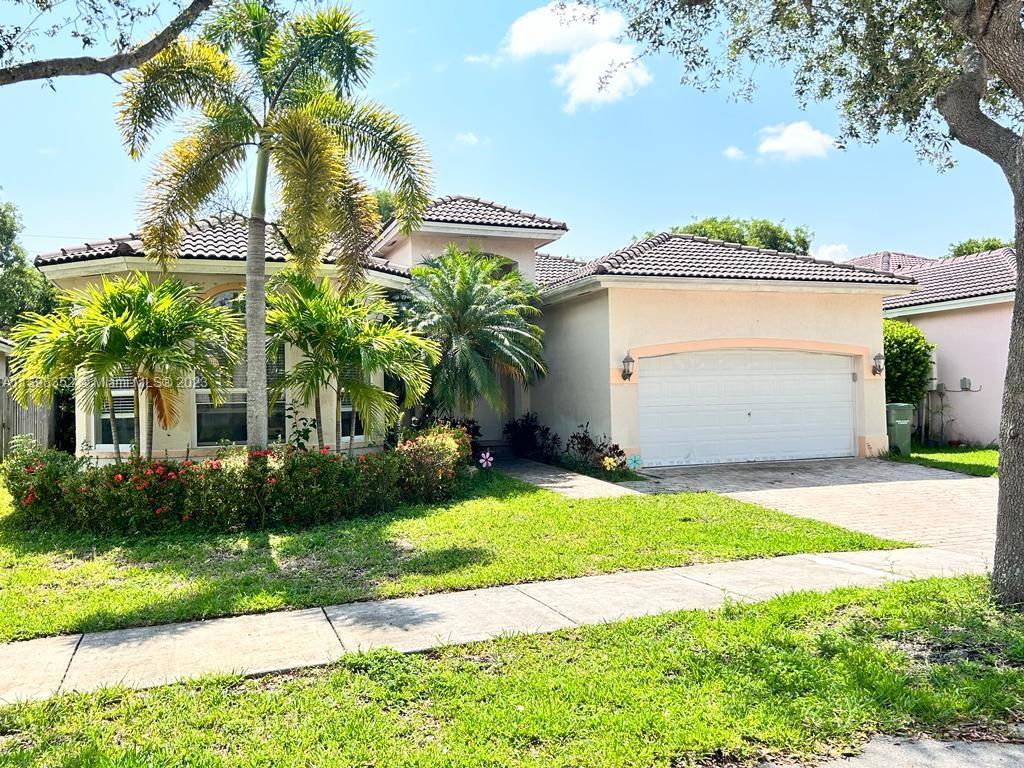 Well maintained and spacious one story single family home located in the community of Keys Landing. Property features 4 bedrooms 2.5 baths with a 2 car garage, tile throughout, and a nice sized backyard and screened patio. Community offers 24 hrs. security guard, tennis & racquetball courts, pool and a playground for kids.