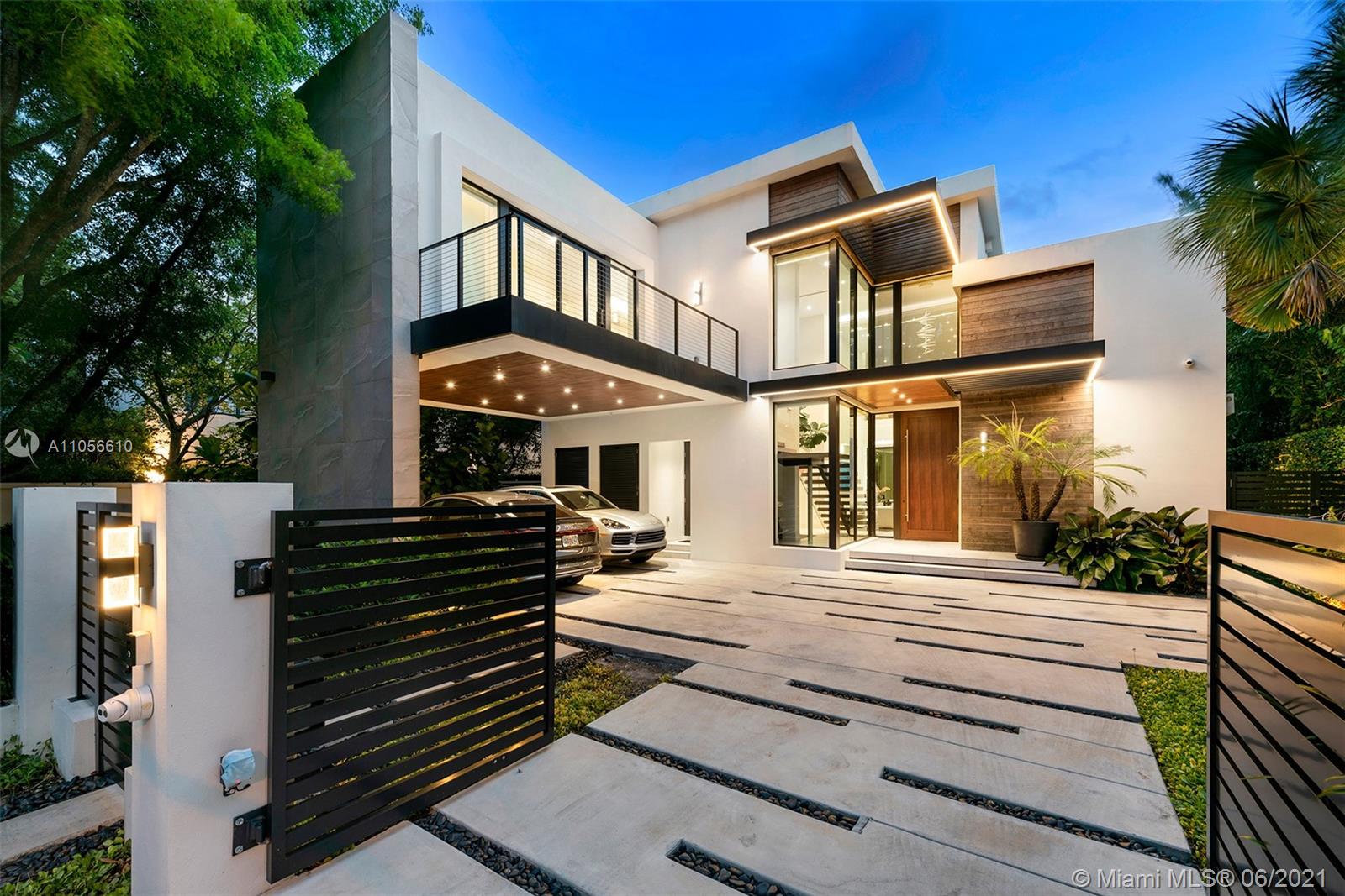 Exquisite & Elegant! This sleek modern "smart home" masterpiece w/unmatched stunning appointments,
superlative quality,solar-powered energy efficiency & over-the-top features for all luxurious comforts. Dramatic & distinctive architectural
design by Raymond Pacheco. Concrete Roof, soaring ceilings, designer porcelain & hardwod floors thruout!Floor to ceiling high impact windows & doors. Stunning Epicurean Gaggenau kitchen w/all top-of-line appliances. Spa-inspired lavish master suite, large ensuite bedrooms w/open vistas! Additional office. Artistic blending of indoor and outdoor use of space surrounded by the lush landscaping & crafted feast for the eye in every turn of the property!Inviting saline heated pool! Summer kitchen and much more!
Sensational! See Broker's Remarks for Appts.