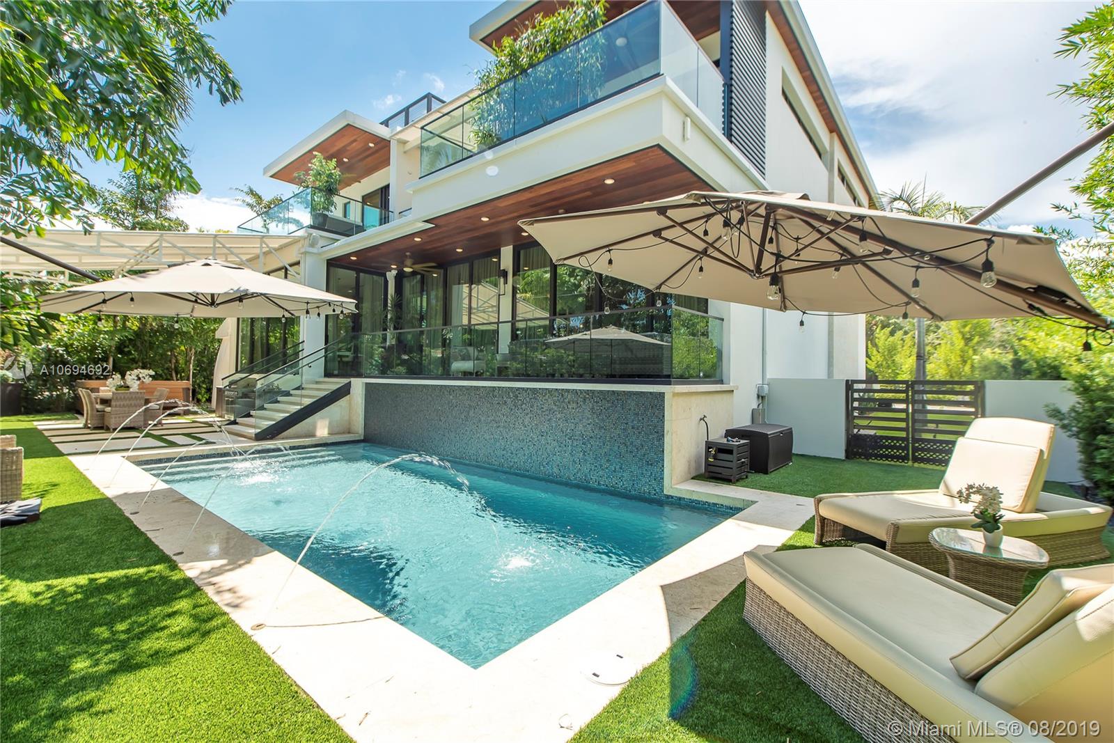 Beautiful Modern New Home.  Best of the best on this ultra chic home. Filtered water all around the home (including all showers/sinks) Lutron shades. Offered furnished or not.  Easy to show.