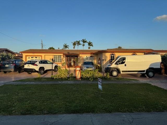 Beautiful three bedroom, two bath single family home with patio & 1 car garage in highly coveted Hialeah. This amazing home has it, fully remodeled with new kitchen with New SS appliances, gorgeous counters & backsplash & white wash cabinetry. Bright & airy w/ natural light, New plumbing, AC, w/Classic plank vinyl wood floors & laundry room. Large master suite and master bath, walk-in closets. Same roof covered & finished front porch. Spacious fenced-in yard, private patio. Great proximity to restaurants, entertainment, shopping, Supermarkets, Miami Airport & business district. Fantastic school district Quick access to 836,826, Turnpike & 95.