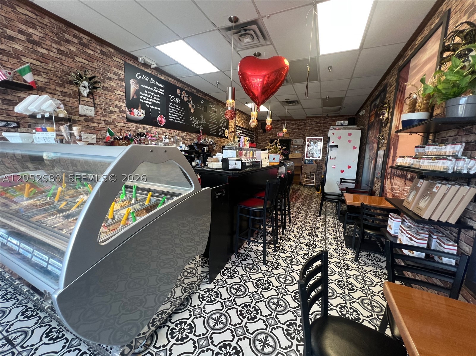 Prime business opportunity in Kendall! Established since 2018, this turnkey Gelato Shop features a highly coveted corner unit location inside a busy, major-anchored shopping center. The business benefits from excellent visibility, high foot traffic, and a large, dedicated customer database. Well-equipped and smoothly operated with significant growth potential (add wholesale, catering, or marketing). Perfect for an owner-operator looking for an established, profitable brand in a booming South Florida retail hub. Financials available with an NDA.