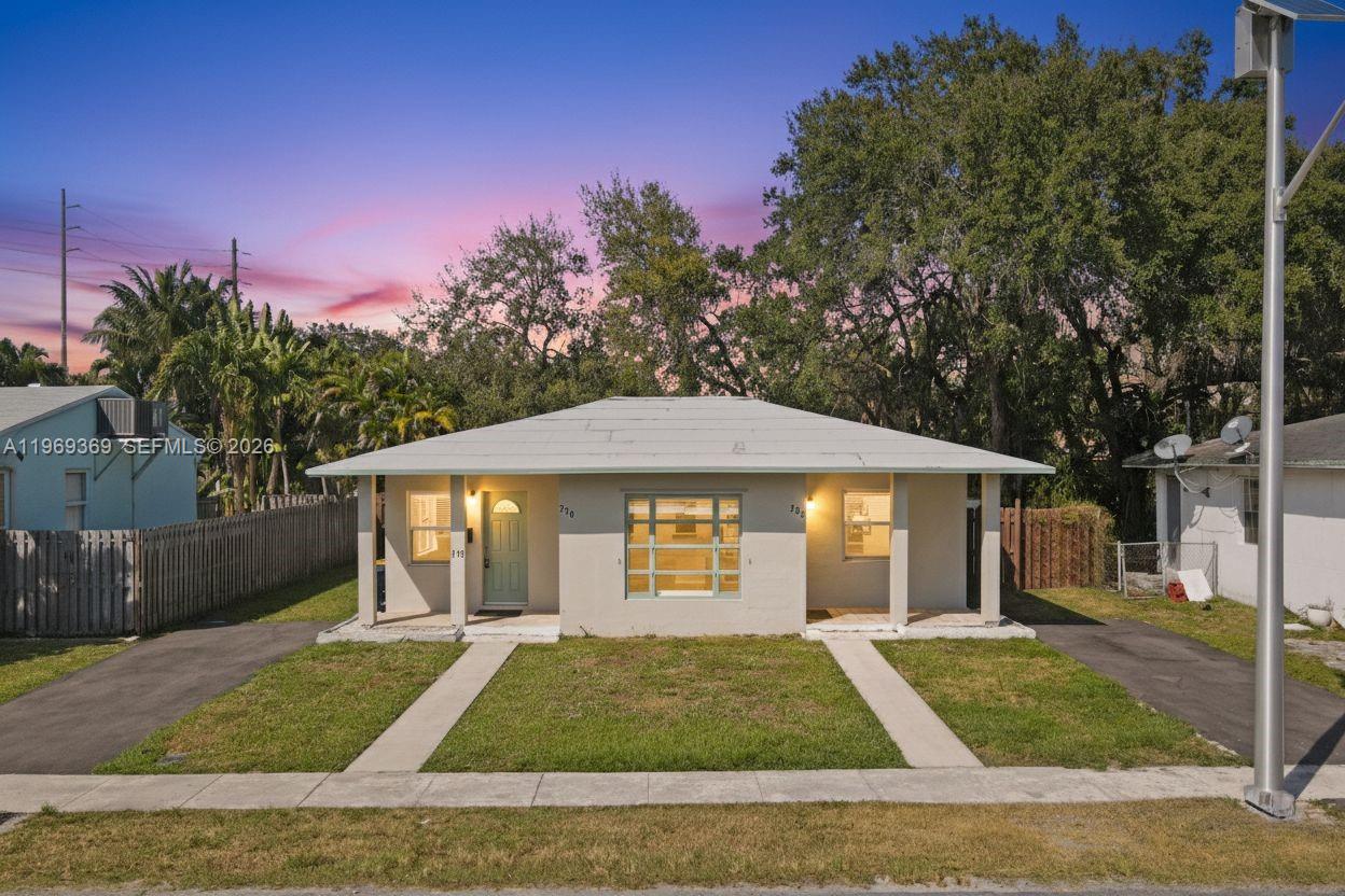 Both units vacant. Over $85,000 in renovations make this legal duplex in Dania Beach a true turnkey opportunity. Located just 5 minutes to the beach, 5 minutes to Dania Pointe, and 10 minutes to FLL Airport, the location is unbeatable. Major big-ticket items are complete for insurance and long-term peace of mind: BRAND NEW ROOF, full impact windows, two new central AC systems, and updated tankless water heaters. Both units are vacant and ready for immediate occupancy or market-rate tenants, providing maximum flexibility. Unit 210 is fully updated with fresh paint, new tile flooring, a new kitchen, and new appliances. Unit 208 is also move-in ready. Oversized fenced yard with room for boats/trailers plus a large storage shed. Perfect for an investor or an owner-occupant looking to "house hack." Ask about 3-2-1 lender buydown with rates as low as 3%! BEST DEAL IN THE AREA.

On Zillow, scroll down to "facts & features", click on "show more", then click "View virtual tour" for your Virtual Interactive Lifestyle Concierge! Ask anything. Explore everything.