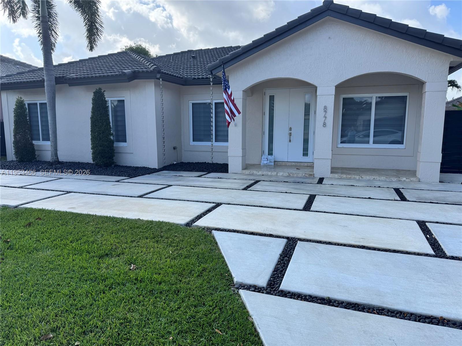 Welcome to your beautiful Miami Lakes Rental, located in the heart of Miami Lakes and fully remodeled. This home features 4 bedrooms, 2 bathrooms, beautifully remodeled kitchen, a spacious backyard with a pool for entertaining. The home has zebra curtains throughout, furnished with impact doors and windows as well as top of the line appliances. The driveway is also remodeled and easily fits more than 4 cars. The rental price includes the pool maintenance and landscaping. If tenant decides to take on pool and landscaping maintenance the rental price would be less, please call listing agent to discuss.