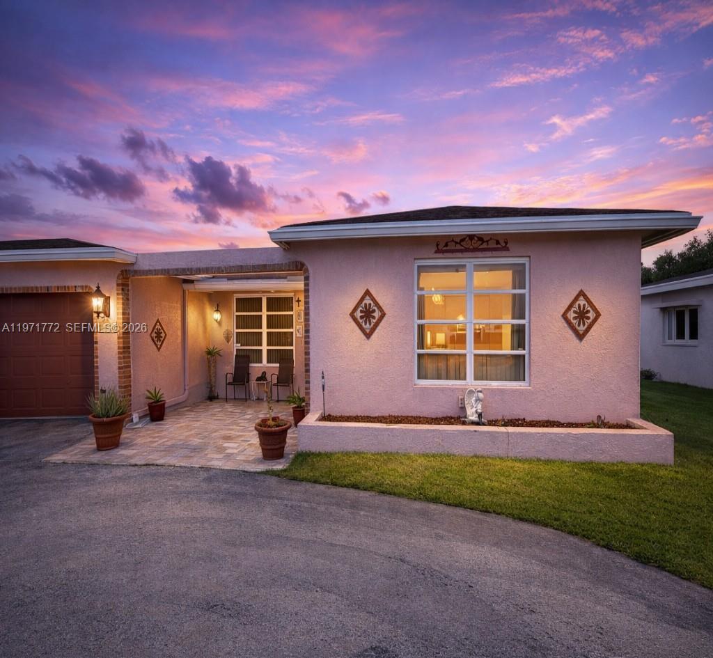 Beautiful 3-bedroom, 2-bath home in Sunrise Golf Village! This move-in ready property features fully remodeled bathrooms and an upgraded kitchen with granite countertops, open to an additional dining/family room that can easily be converted into a home office overlooking the beautiful pool area.
Porcelain diamond-shaped flooring adds elegance and luxury throughout the home. Step outside to your private pool with a partially covered patio, perfect for relaxing or entertaining. Remaining useful roofing life is 10 years.
Additional features include a 2-car garage with remote control, two attic spaces for extra storage, gas water heater, and stove for energy efficiency and savings, hurricane shutters, and NO HOA.
Conveniently located near good schools, Sawgrass Mills Mall, dining, and major highways.
Where location meets lifestyle.
Don’t miss this opportunity!
