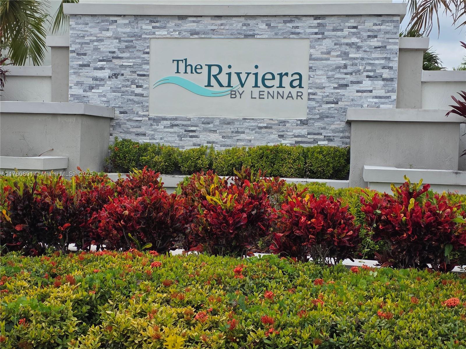 Welcome to your new home located in The Riviera gated community. This corner property features 3 spacious bedrooms, master bedroom has a large walkin closet, 2 1/2 baths and one car garage, tiled first floor and durable vinyl floor on 2nd floor, laundry is also on 2nd floor for added convenience. Enjoy outdoor living in the private fenced yard,  perfect for relaxation and entertaining. Hurricane shutters included. As a resident you have access to the clubhouse, gym and pool. Kids play area available for their enjoyment. Don't miss out on this opportunity. Come tour this property today. Call for your appointment.