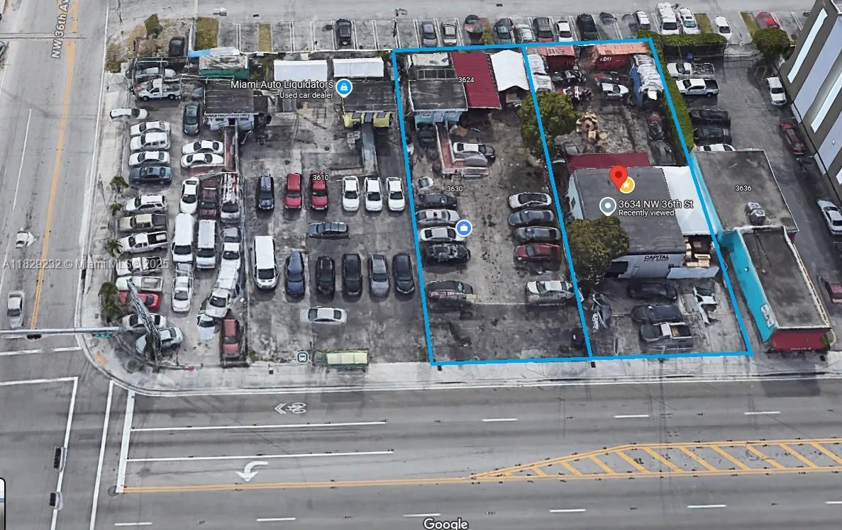 Prime Commercial Lot with Operating Car Dealership on Busy 36th St – 6,750 SF
Price: $1,300,000 (OWNER FINANCING)
Address: 3634 NW 36th St, Miami, FL 33142
Lot Size: 6,750 sq ft
Current Use: Active Car Dealership
Description:
Exceptional commercial opportunity in the heart of Miami on bustling NW 36th Street. This 6,750 sq ft lot is currently home to a fully operating car dealership. Ideal for investors, developers, or business owners seeking immediate income.
Option to purchase adjacent lot for a combined total of 13,500 sq ft. Combined purchase price: $2,500,000.
This property is available for individual purchase or as part of a combined sale with the neighboring commercial lot (MLS #[11829568]). Both lots total 13,500 sq ft with dual business licenses.