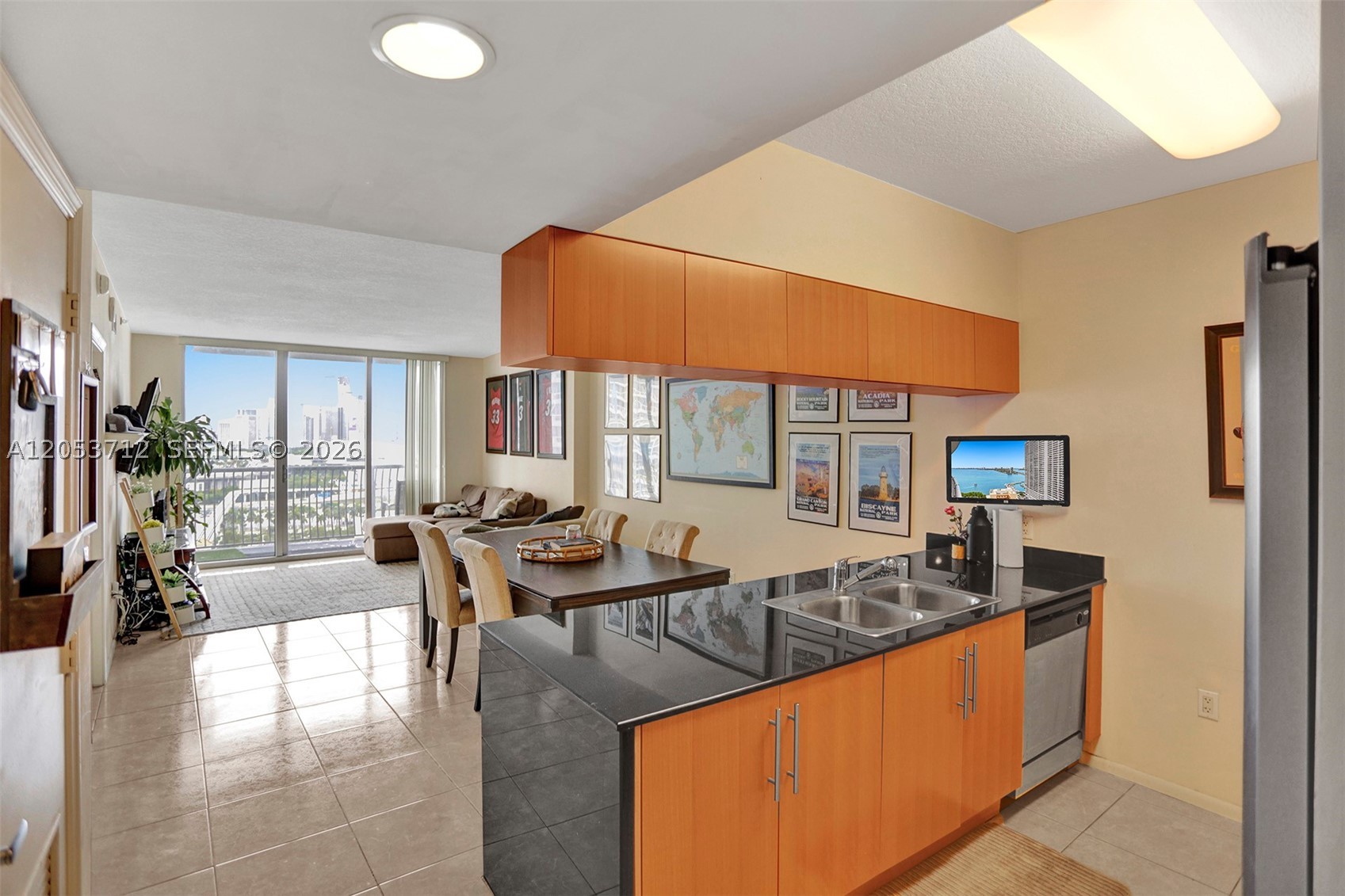 Spacious 1 bedroom, 1 bath at Opera Tower offering 821 sq. ft. of living space, tile floors throughout, open kitchen with stainless steel appliances, large walk-in closet, stackable washer/dryer, and a generous balcony with stunning city and Biscayne Bay views. Unit will be delivered freshly painted and featuring a new bathroom vanity. Rent includes water, basic cable, internet, and 1 assigned parking space. Ideally located across from Margaret Pace Park and minutes to Publix, MetroMover, Adrienne Arsht Center, restaurants, major highways, Miami Beach, and Brickell. Pool is currently under construction and reopening soon.