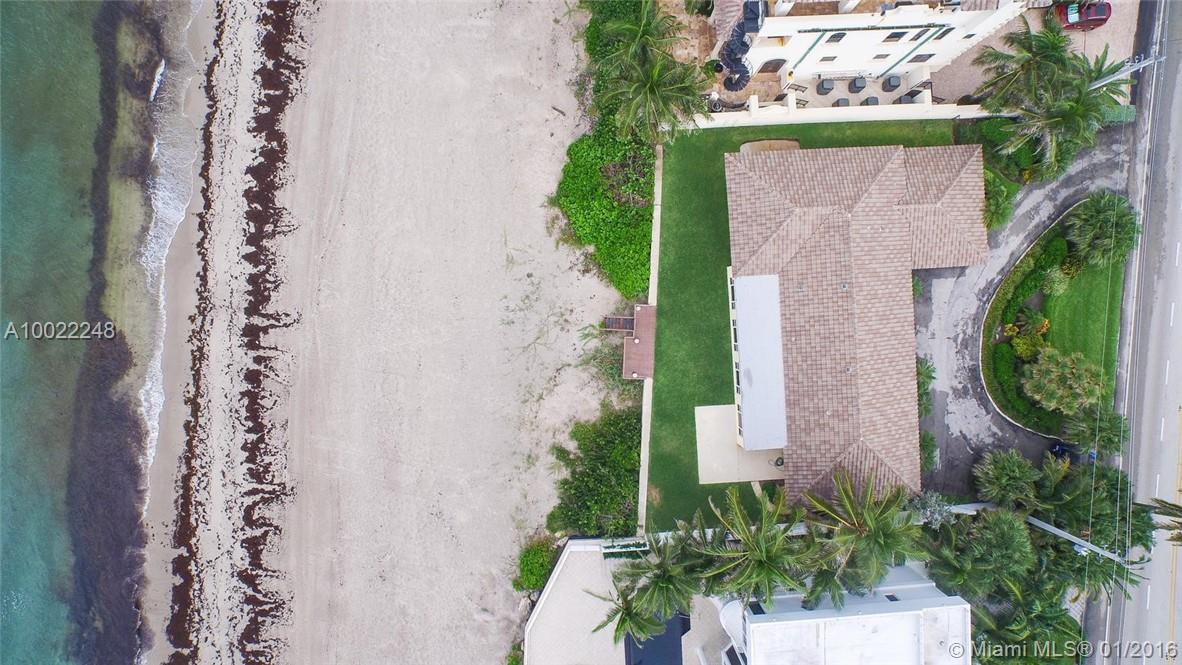 Opportunity to live in highly desirable Highland Beach ON THE SAND for under $5 Million USD.  Ready to move-in this great beach home can be your vacation destination or full-time residence.  Call today for a private tour and a chance at beach front living.