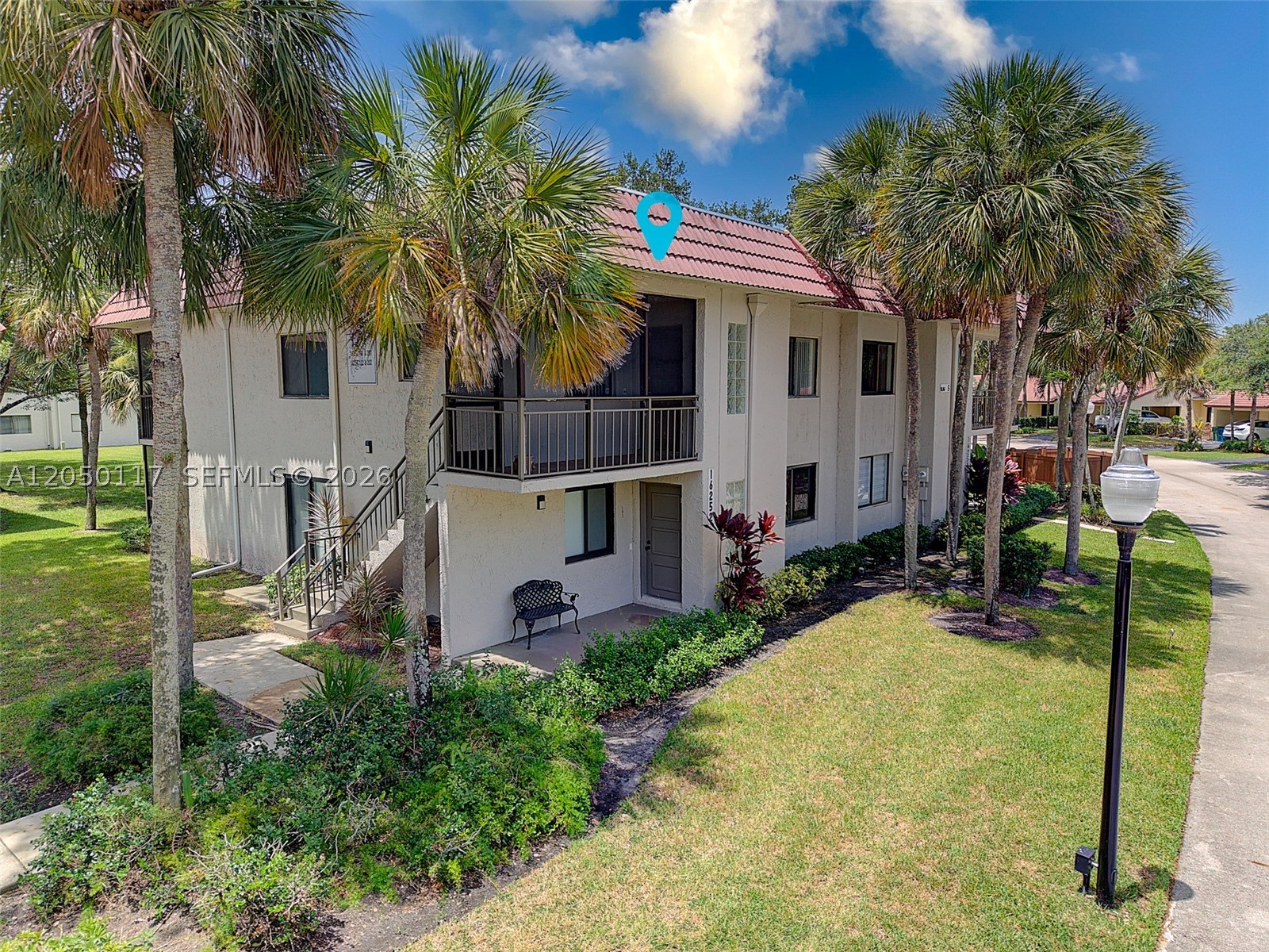 Spacious corner-unit condo featuring 2 bedrooms and 2 bathrooms. This well-maintained home offers screened balconies at both the front and rear, providing extra outdoor living space and privacy. The unit features tile flooring throughout, an updated kitchen with newer cabinetry and upgraded bathrooms. Ideally located within walking distance to the community pool. Residents also enjoy membership to the Bonaventure Town Center Club, offering resort-style amenities including pools, fitness center, tennis courts, pickleball, basketball courts, bowling, billiards, a clubhouse, activities for children and adults, and much more. Conveniently located near major highways, shopping, restaurants, and top A+ schools.