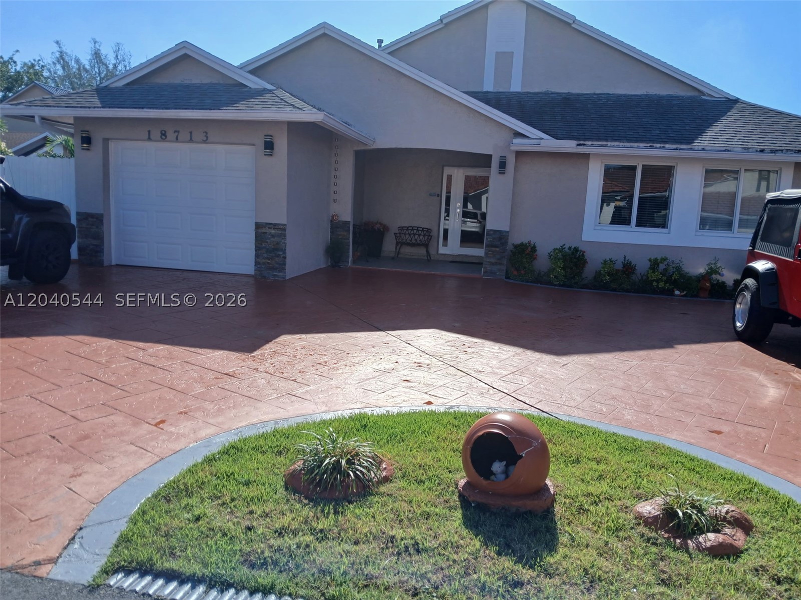 Welcome to this beautifully maintained 3-bedroom, 2-bathroom home located on a desirable corner lot in the highly sought-after Esplanade community. This charming residence offers ample parking, a one-car garage, and excellent curb appeal.
Inside, you'll find remodeled bathrooms that add a modern touch, along with a well-kept interior that reflects pride of ownership throughout. The spacious layout provides comfortable living areas perfect for both everyday living and entertaining.
Step outside to enjoy the generous backyard, an ideal space for gatherings, barbecues, or simply relaxing with family and friends. With plenty of room for outdoor entertainment and activities, this backyard is sure to impress.
Conveniently located in a great neighborhood close to shopping, dining, schools, and major roadways, this move-in-ready home combines comfort, functionality, and location. Don't miss this wonderful opportunity to own a beautiful home in Esplanade!