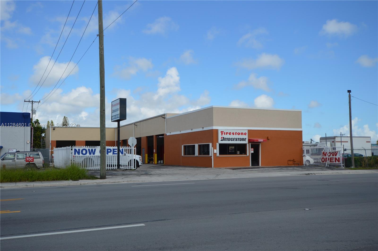 Firestone Affiliated facility for sale: The existing business and real estate is being offered for sale. The property is currently operated by a national tire company. Current owner runs the business of automotive repairs, sale of tires and service. This is a free-standing building with a showroom, office, and eight bays with hydraulic lifts. The franchise may be purchased, or a new brand may be established. The site has excellent visibility with over 22,000 VPD (vehicles per day).