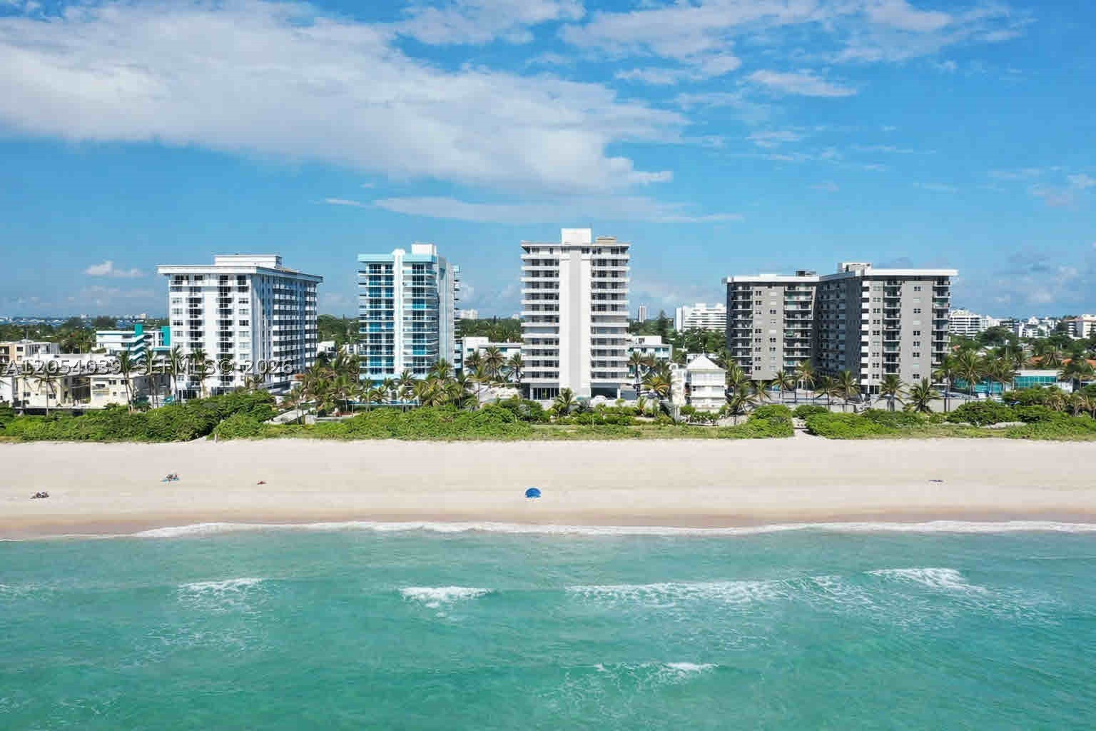 Seasonal rental available—experience coastal living in this beautifully remodeled and fully furnished 1-bedroom, 1.5-bath oceanfront residence at Four Winds in Surfside. Located on the 5th floor, this home offers a serene ocean view from its private balcony, ideal for beginning your day with tranquil sunrises and calming coastal horizons. The updated interior features a modern kitchen, elegant flooring throughout, impact-resistant windows and doors, generous closet space, and renovated bathrooms.

Four Winds enhances the lifestyle with direct beach access, a 24-hour attended lobby, a residents’ lounge, covered parking, high-speed internet, and cable with HBO Max included. While the building pool is temporarily closed, residents enjoy access to the Surfside Community Center pool next door. Perfectly situated just steps from Bal Harbour Shops, world-class dining, the Community Center, houses of worship, and the Freebee service, this residence places the best of Surfside at your doorstep. Available furnished beginning October 1, 2026, for a minimum 6-month lease.