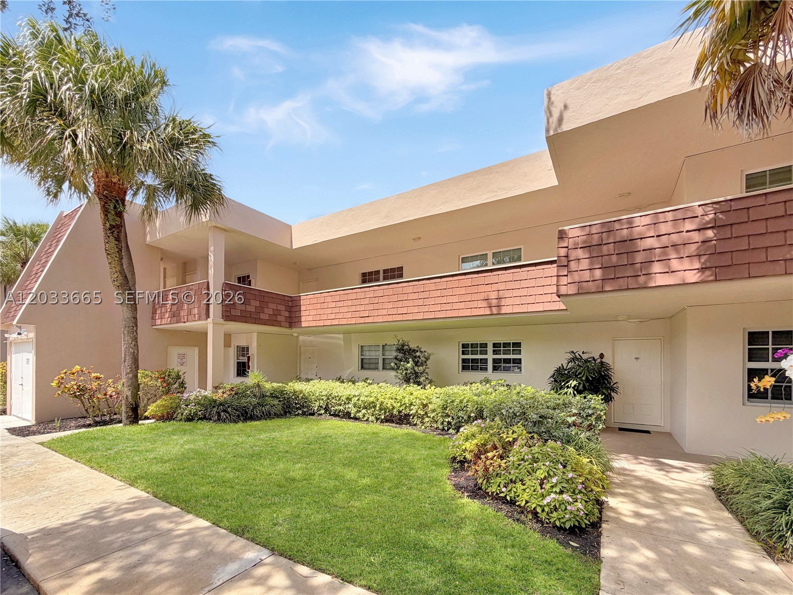 Welcome to this lovely 3/2 second-floor corner unit that combines comfort, style, and a true sense of home. The kitchen is the heart of the space, finished with warm wood cabinetry, granite countertops, and tile flooring. The open living area creates an easy, inviting layout for both relaxing and entertaining, with laminate floors flowing through the living space and bedrooms.
Step out onto the private balcony to enjoy a peaceful view of the community's illuminated fountain, the perfect backdrop for morning coffee or unwinding after a long day. For added security and peace of mind, the unit is fitted with full impact glass throughout, offering reliable protection during hurricane season.
Life here extends well beyond your front door. The community offers two heated pools, beautifully maintained sidewalks, mature landscaping, BBQ and picnic areas for weekend gatherings, and 24-hour surveillance. Best of all, internet is included, so you can settle in and stay connected from day one. 
A move-in-ready home in a well-kept community, ready to welcome its next resident. AS PER HOA NO PETS AND 700+ CREDIT SCORE ALL APPLICANTS