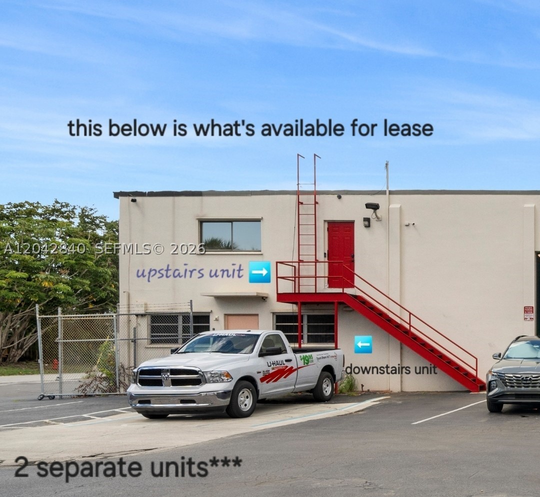 This Space is available for sublease. Unit is downstairs on the ground floor. Great Location in the heart of Ft Lauderdale was previously used as a church. Positioned minutes away from the airport, major highways, Beaches, and 9 minutes away from the Brightline stop for Ft Lauderdale travelers. Easily accessible while still located privately. Great opportunity for multiple uses, office retail, health and wellness and more. Features a large space with a small separate room, Ac, Bathroom etc. **Plenty of free parking** Surrounding notable tenants include, CrossFit Ft Lauderdale, Luv Bridal, Milk Money Bar and Kitchen, Gulfstream Brewery, The Space and so much more. Call or text for more details, SQ ft is approximate