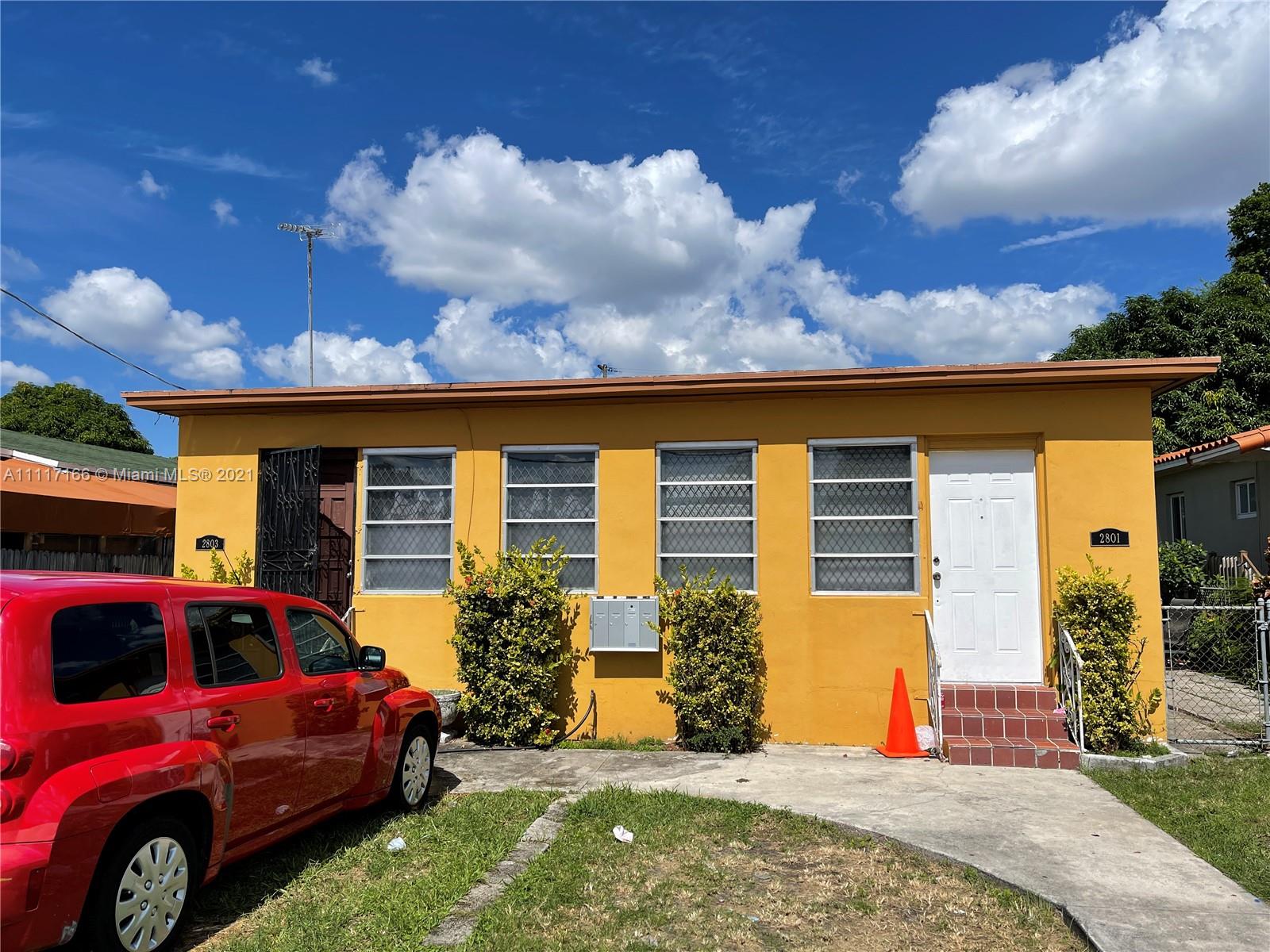 AMAZING OPPORTUNITY TO INVEST IN LITTLE HAVANA. Great duplex, with large 2/1 unit, each with their own electric & water meters. Property sits on a 7,500 SF lot, zoned T4-L with the potential to add more units to build a 9-unit building. Average rent at $1,075 approximately $200 below market, as is, or renovate an increase income drastically. Feel free to drive by but please DO NOT DISTURB TENANTS. SHOWING WITH EXECUTED CONTRACT ONLY.