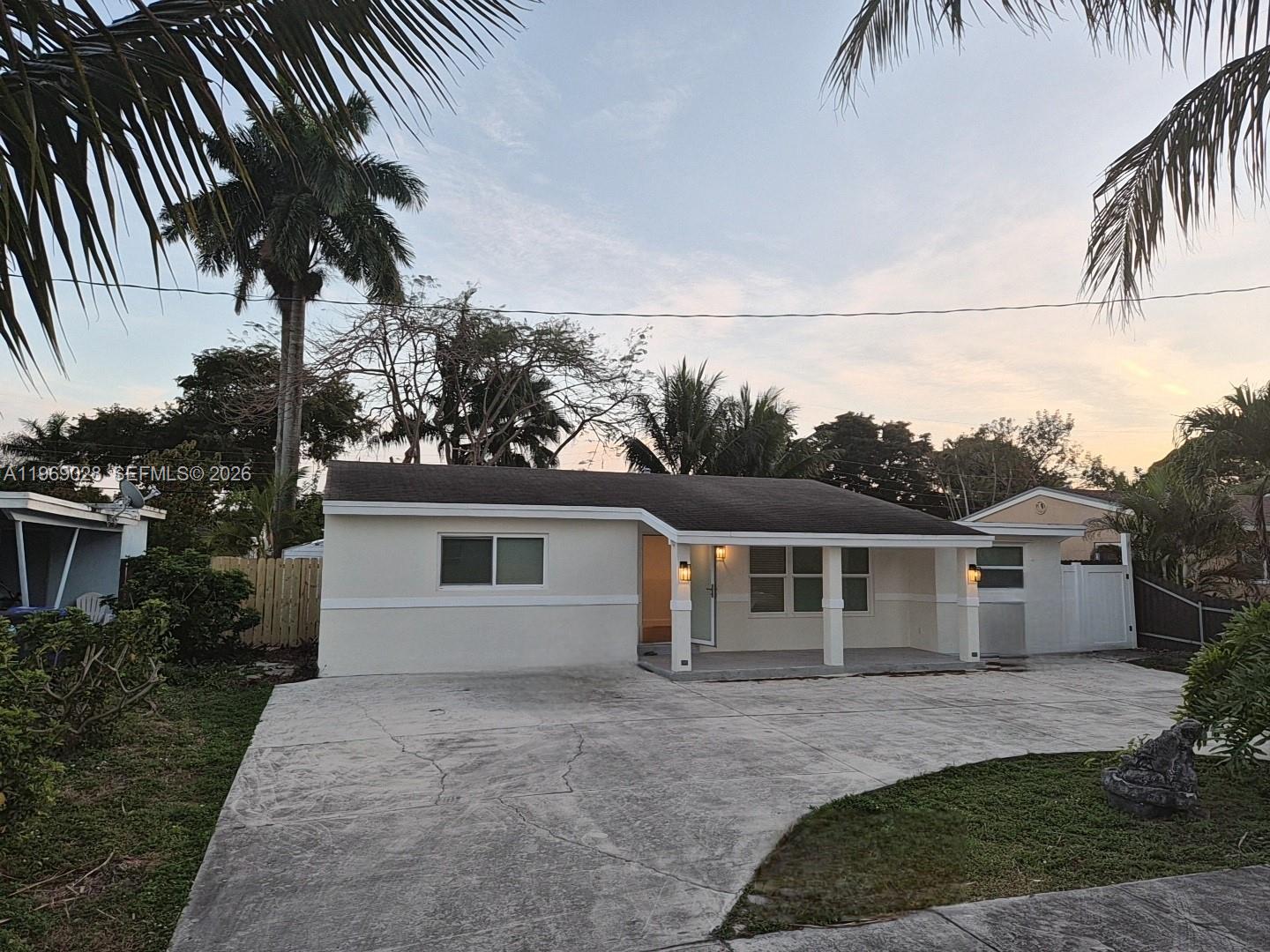 Welcome to this meticulously maintained 3-bedroom, 2-bathroom home nestled in the desirable Park East neighborhood of Hollywood. Perfectly blending classic 1950s charm with modern updates, this residence is move-in ready and waiting for its new owner. 3038 Arthur features 1,449 sqft of bright and airy living space featuring tile flooring throughout, 3 generously sized bedrooms with ample closet space, 2 remodeled bath, New Kitchen Cabinets and SS Appliances, Hurricane Impact Windows, spacious 6,000 sqft lot with plenty of room for outdoor activities, gardening, or future expansion. Located just minutes from Downtown Hollywood's vibrant dining and arts scene, pristine beaches, and major highways for an easy commute.