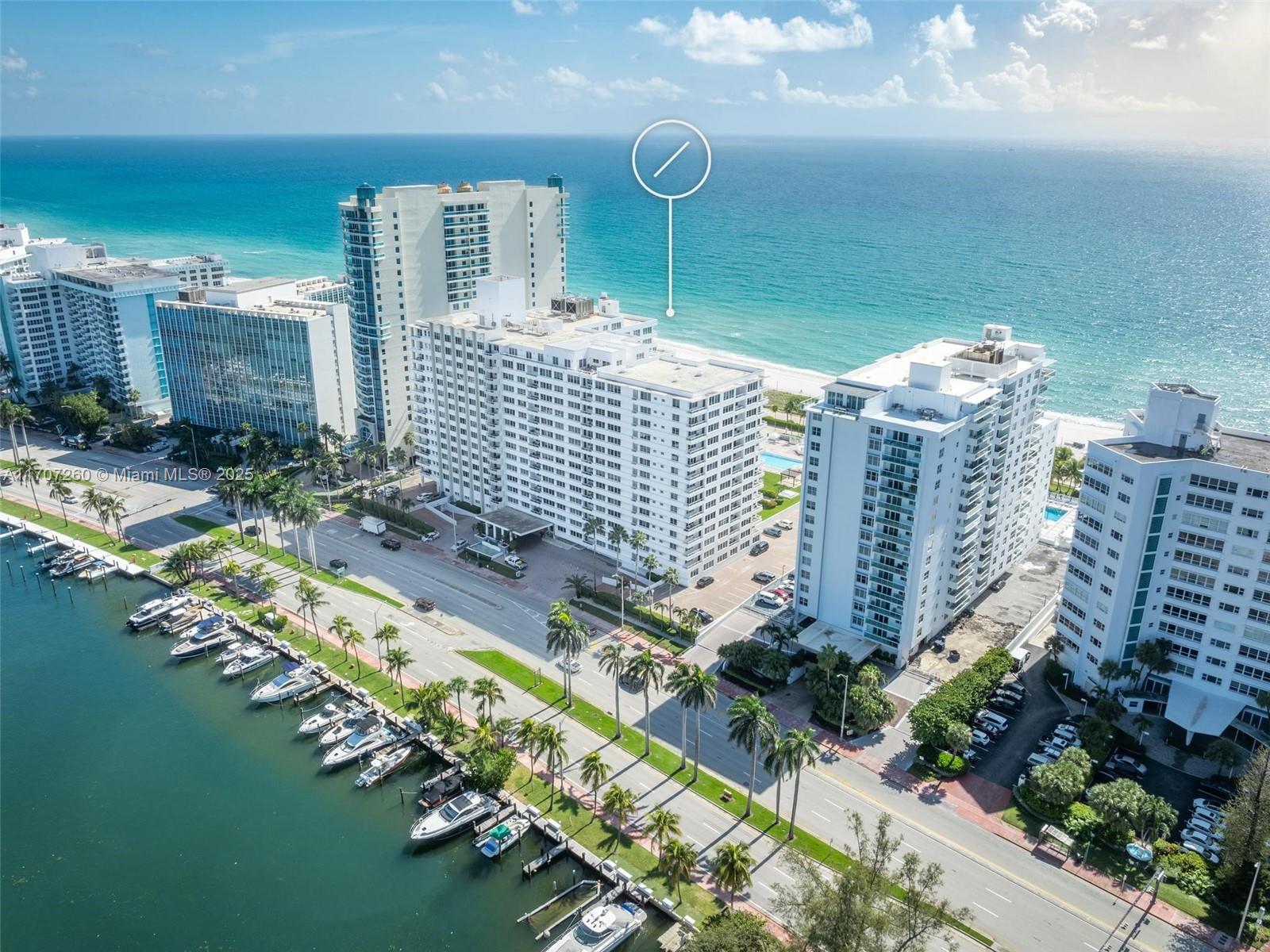 Welcome to paradise!! This gorgeous two bedroom with direct ocean views boasts a popular split bedroom floor plan. Unit features laminate wood flooring & neutrally painted throughout; high impact windows to soak in natural lighting and ocean views! Large master bedroom with walk-in closet, plenty of storage and an open concept for entertaining. Located in the heart of Miami Beach's iconic Millionaire’s Row. Carriage Club amenities: 24-hour concierge and doorman, BBQ and picnic spaces, heated pool, gym & on-site restaurant. Two parking spots included with the unit! Conveniently located near Fontainebleau, Soho Beach House & the Faena District.