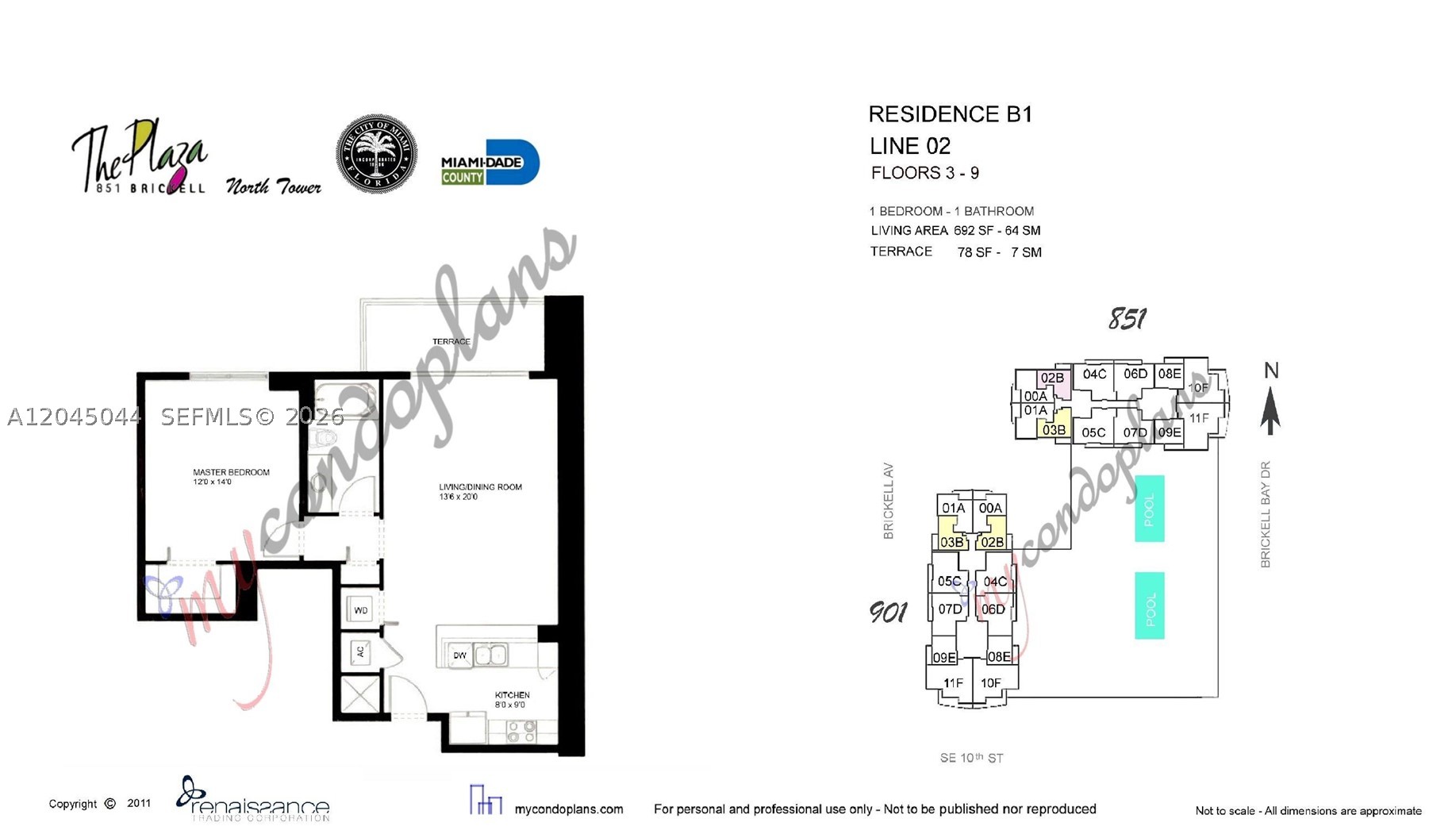 THE PLAZA 851 BRICKELL CO - Residential