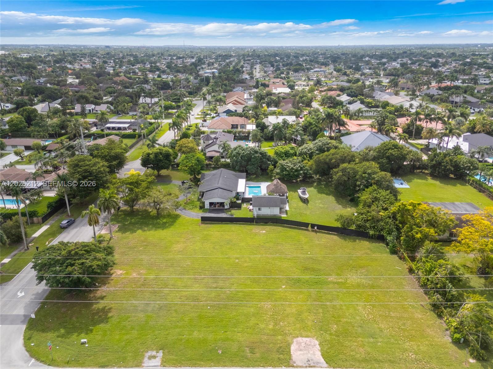 Rare opportunity to own a massive 29,620 sq ft. lot (nearly 3/4 of an acre) in the prestigious Falls neighborhood of Miami. Design and build the custom home of your dreams or take advantage of the subdivision process that is already underway and nearing completion. This prime location offers endless possibilities for investors and homeowners alike. The prior home was demolished, so the lot has prior utility installations.