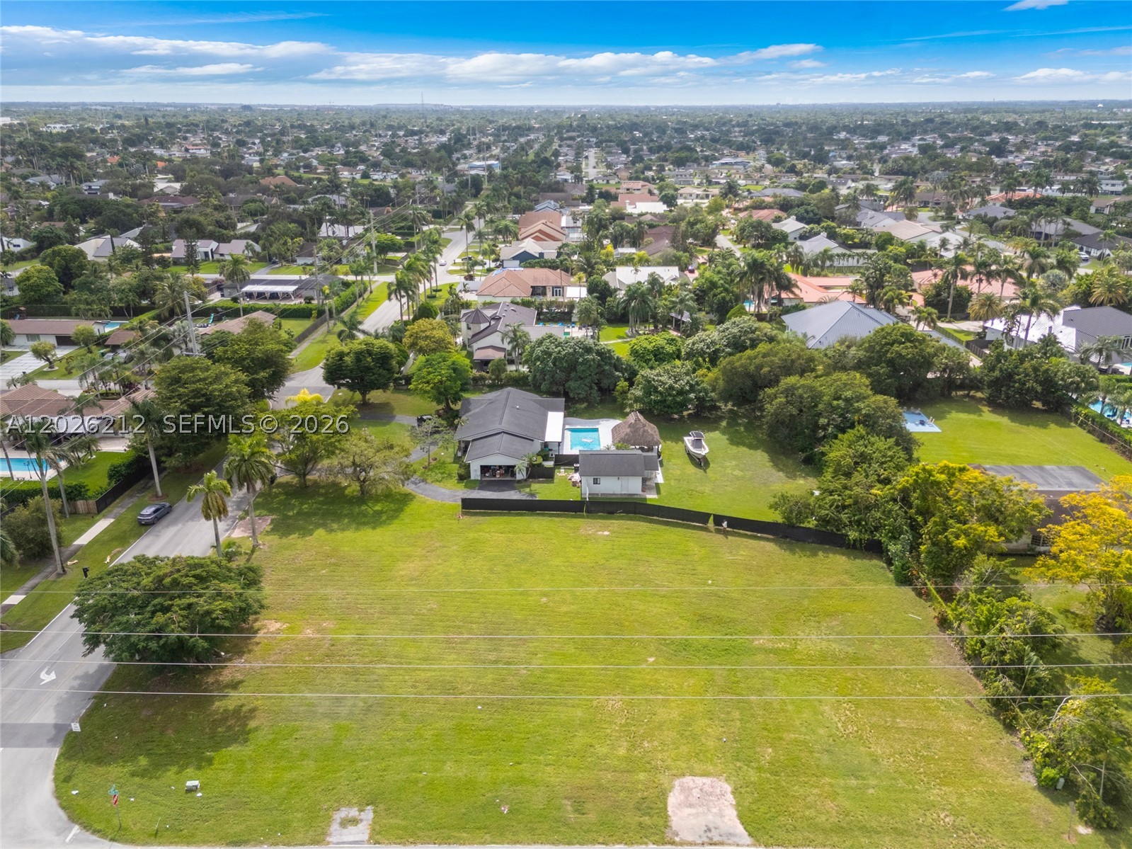 Rare opportunity to own a massive 29,620 sq ft. lot (nearly 3/4 of an acre) in the prestigious Falls neighborhood of Miami. Design and build the custom home of your dreams or take advantage of the subdivision process that is already underway and nearing completion. This prime location offers endless possibilities for investors and homeowners alike. The prior home was demolished, so the lot has prior utility installations.